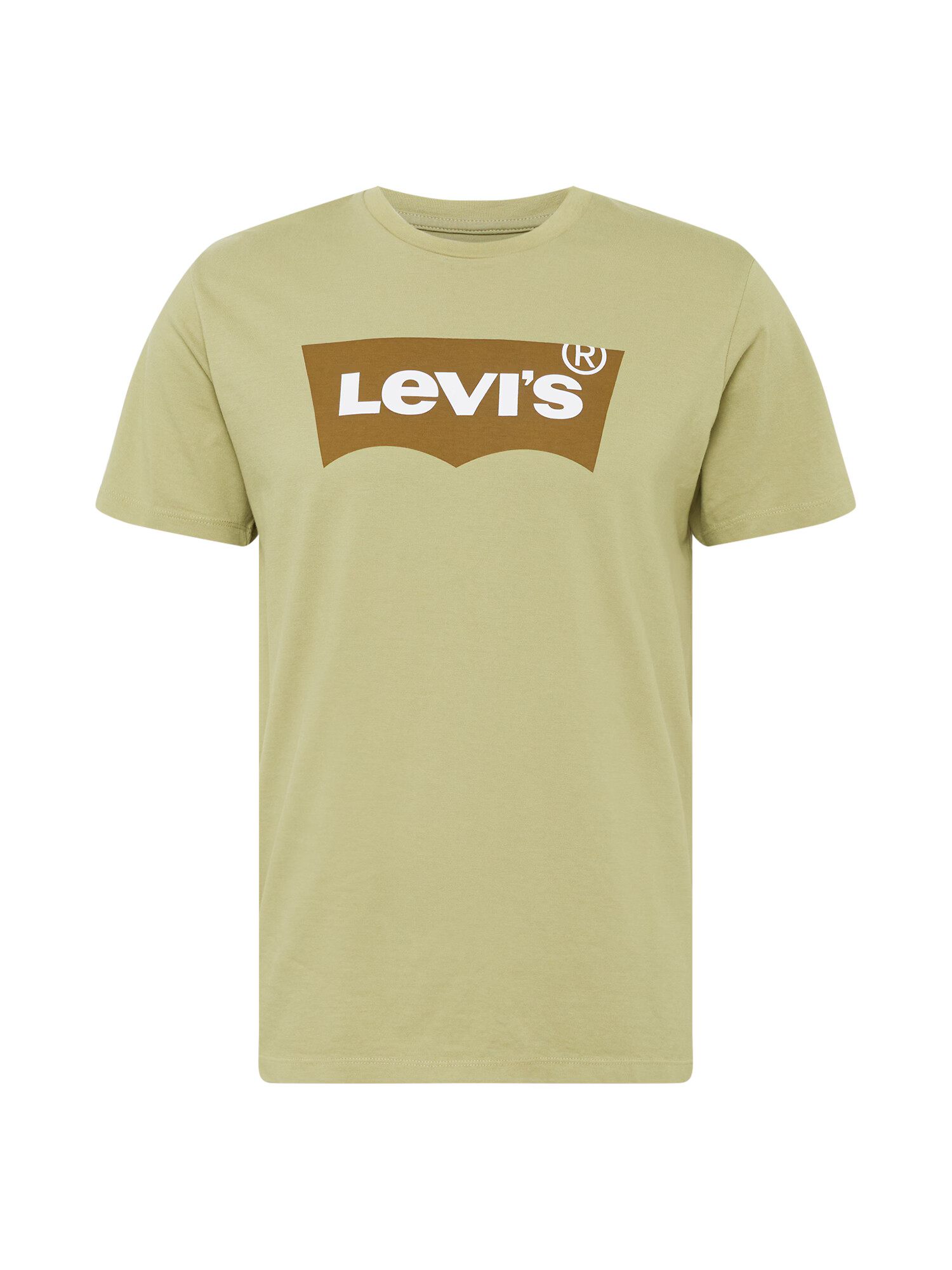 LEVI'S Μπλουζάκι 'GRAPHIC CREWNECK TEE GREENS' καραμέλα / λαδί / λευκό - Pepit.gr