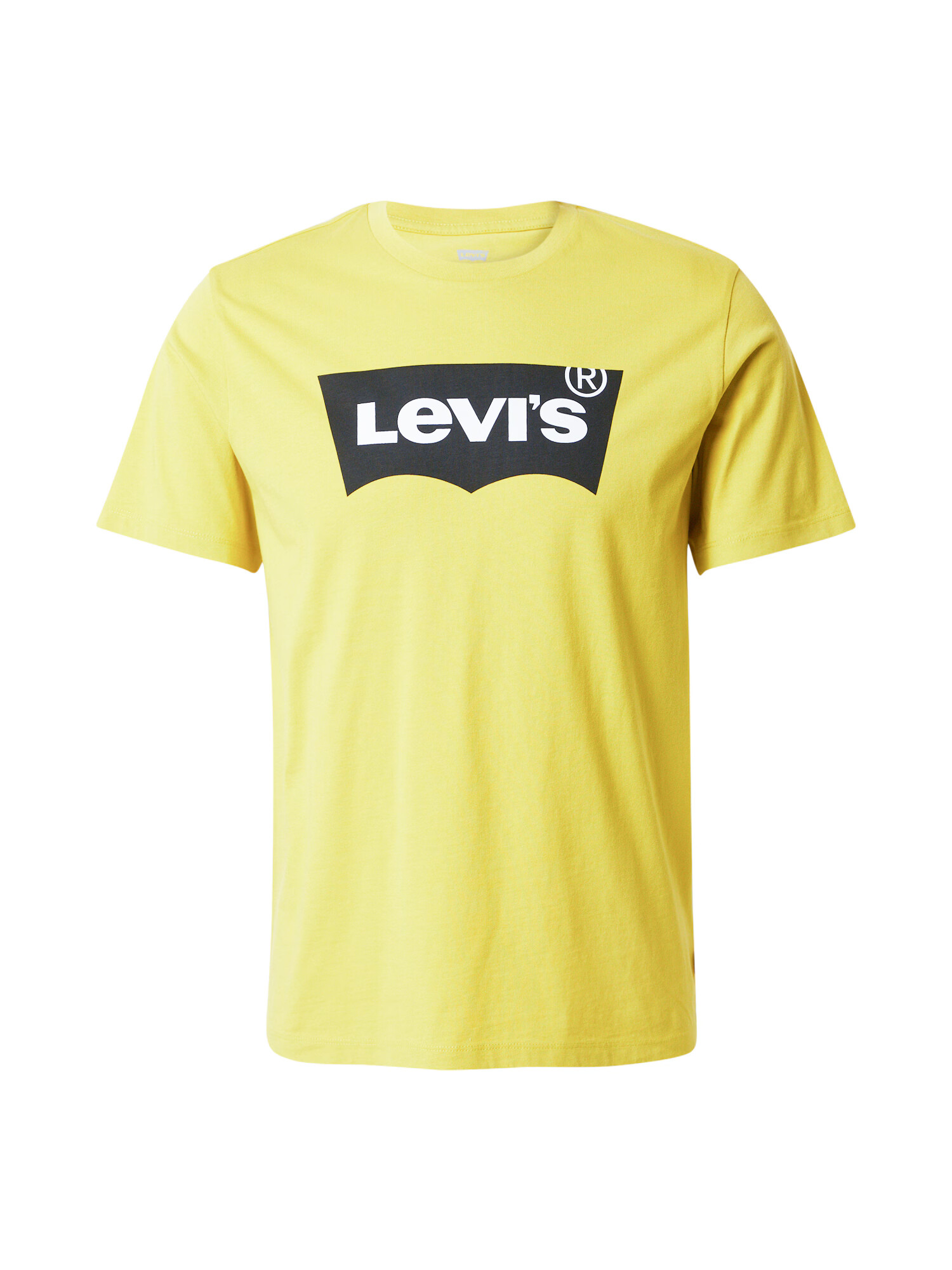 LEVI'S Μπλουζάκι 'GRAPHIC CREWNECK TEE YELLOWS/ORANGES' ανοικτό κίτρινο / μαύρο / λευκό - Pepit.gr