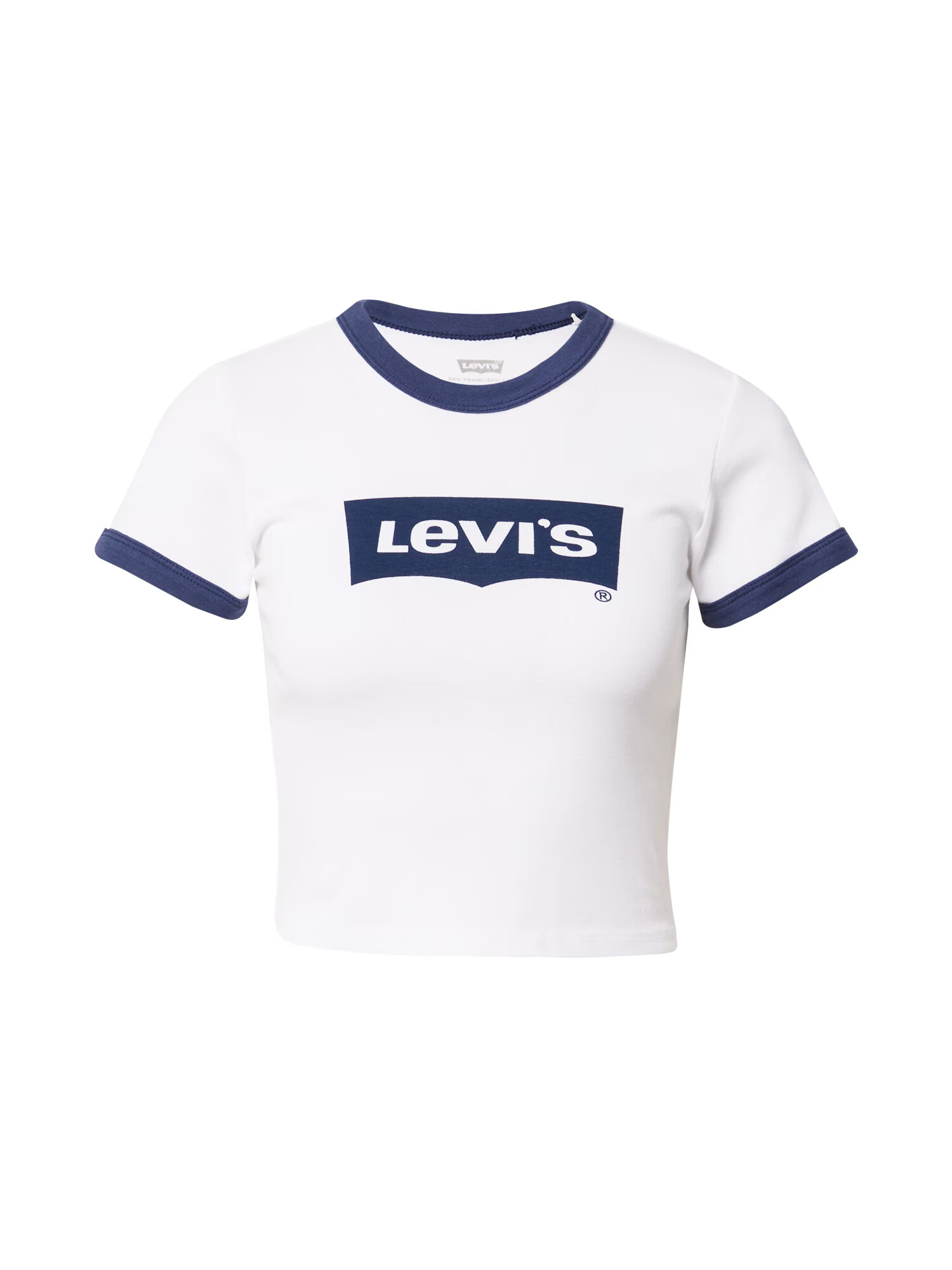 LEVI'S Μπλουζάκι 'GRAPHIC RINGER MINI TEE BLUES' ναυτικό μπλε / λευκό - Pepit.gr