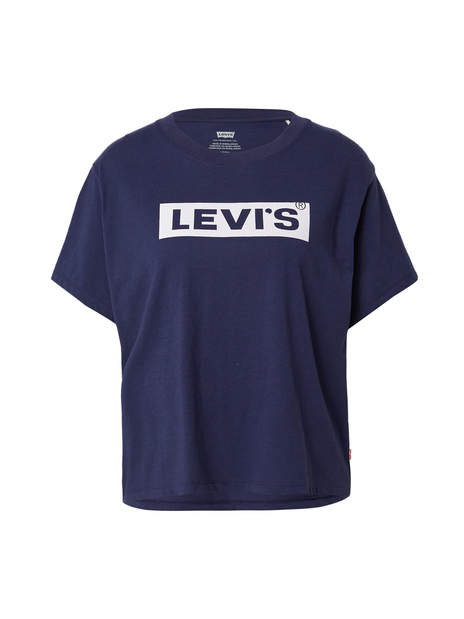 LEVI'S Μπλουζάκι 'Jordie' σκούρο μπλε / λευκό - Pepit.gr