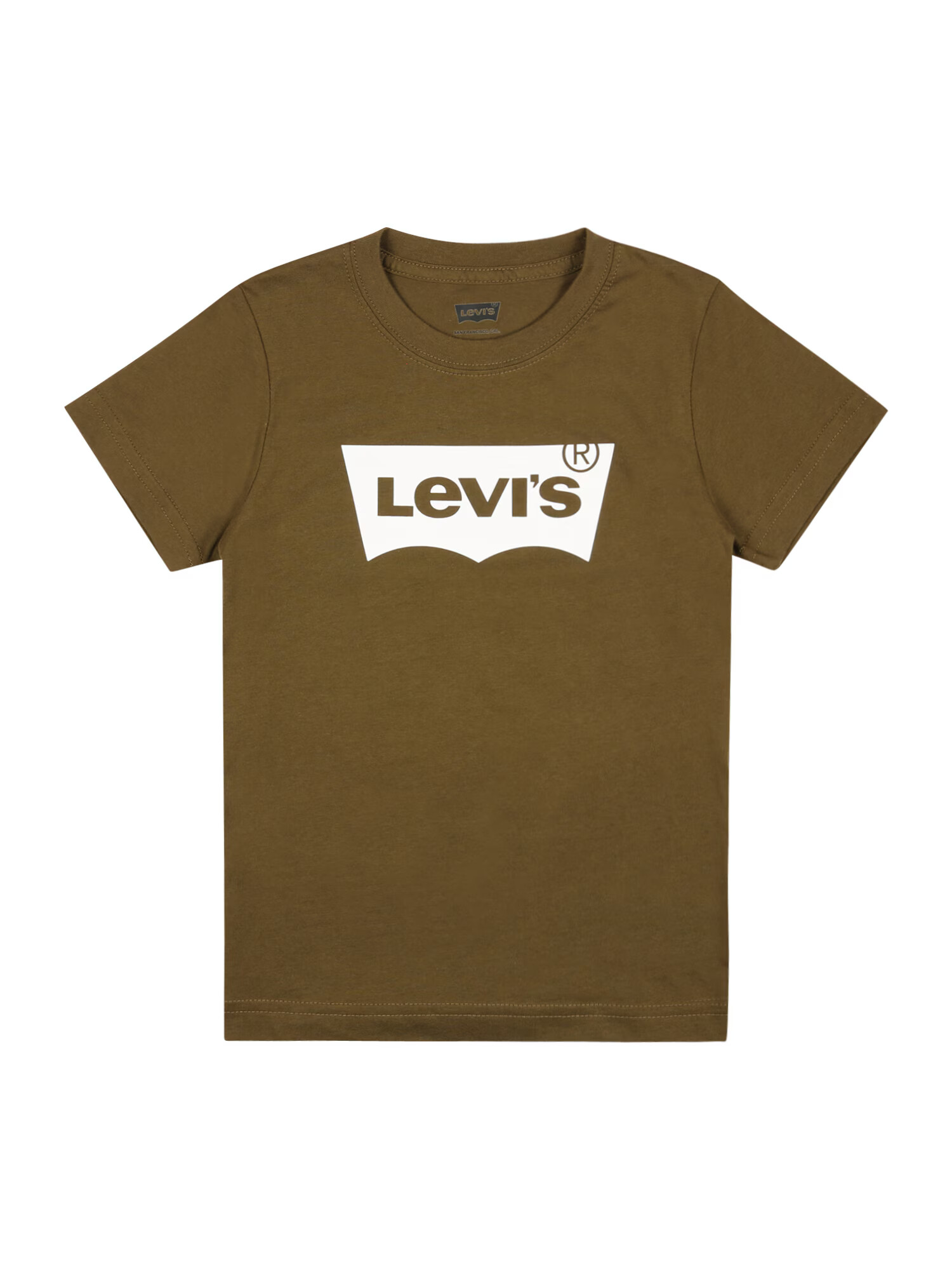 LEVI'S Μπλουζάκι λαδί / λευκό - Pepit.gr