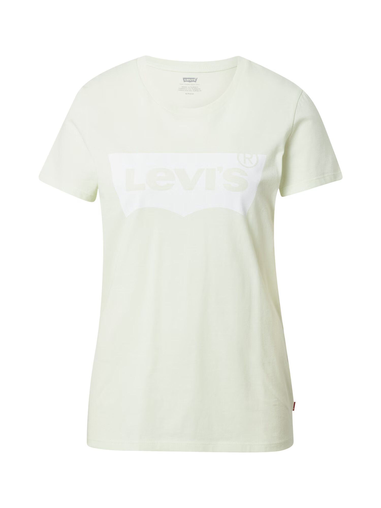 LEVI'S Μπλουζάκι 'LSE THE PERFECT TEE GREENS' γκρι καπνού / λευκό - Pepit.gr