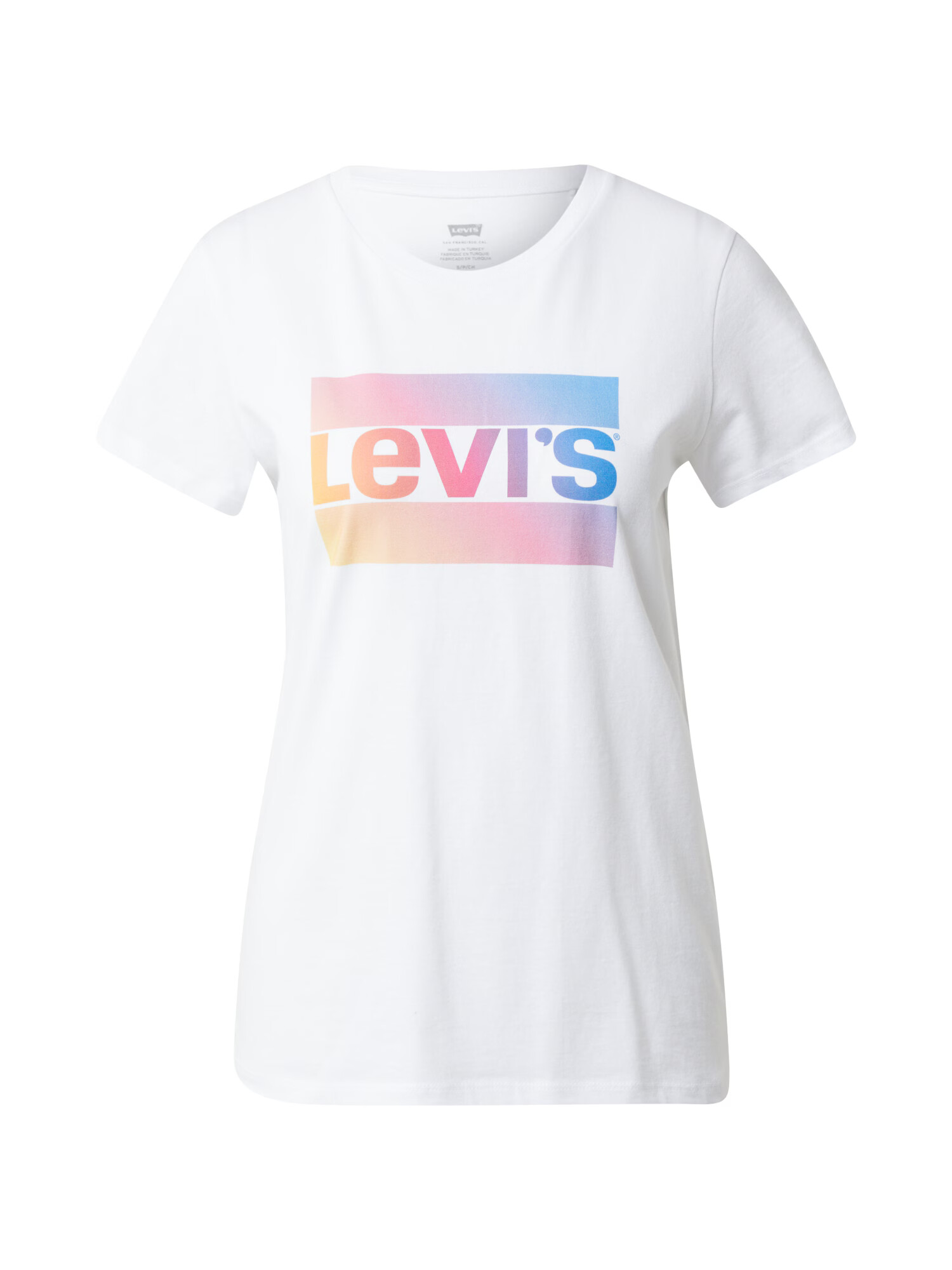 LEVI'S Μπλουζάκι 'LSE THE PERFECT TEE NEUTRALS' μπλε / κίτρινο / ροζ / λευκό - Pepit.gr