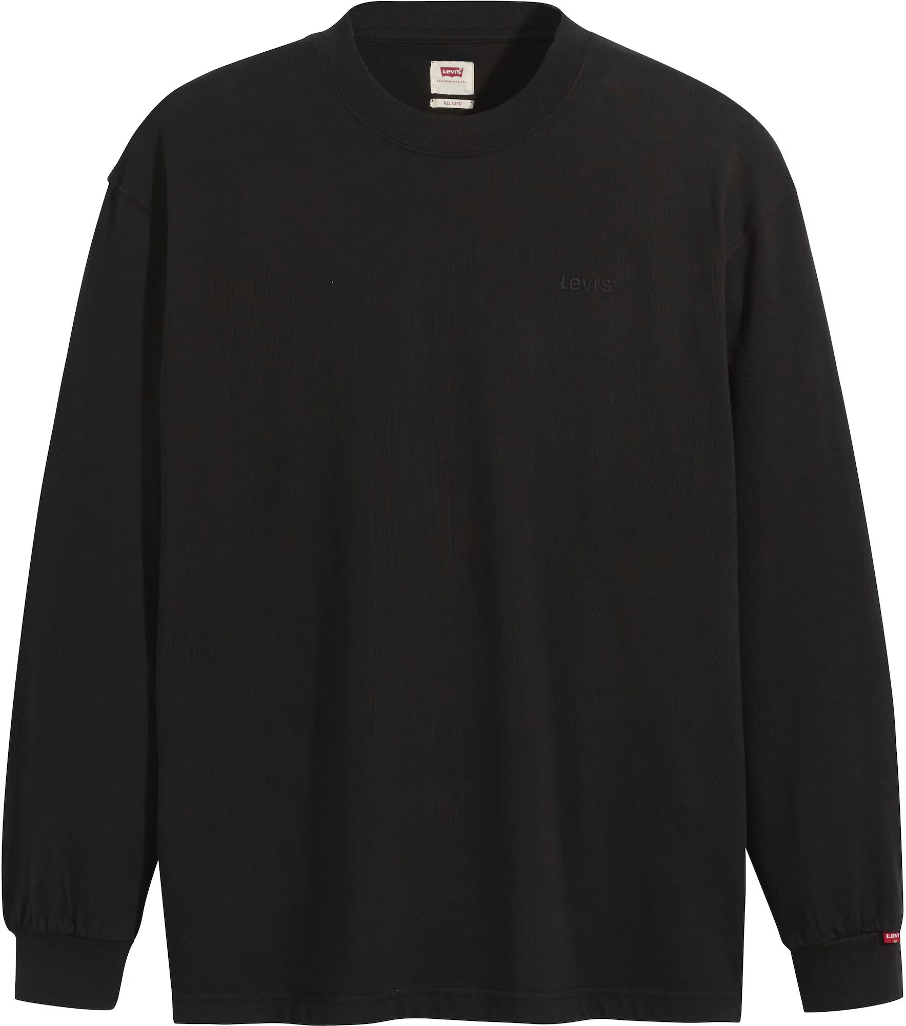 LEVI'S Μπλουζάκι 'LS RED TAB TEE BLACKS' μαύρο - Pepit.gr