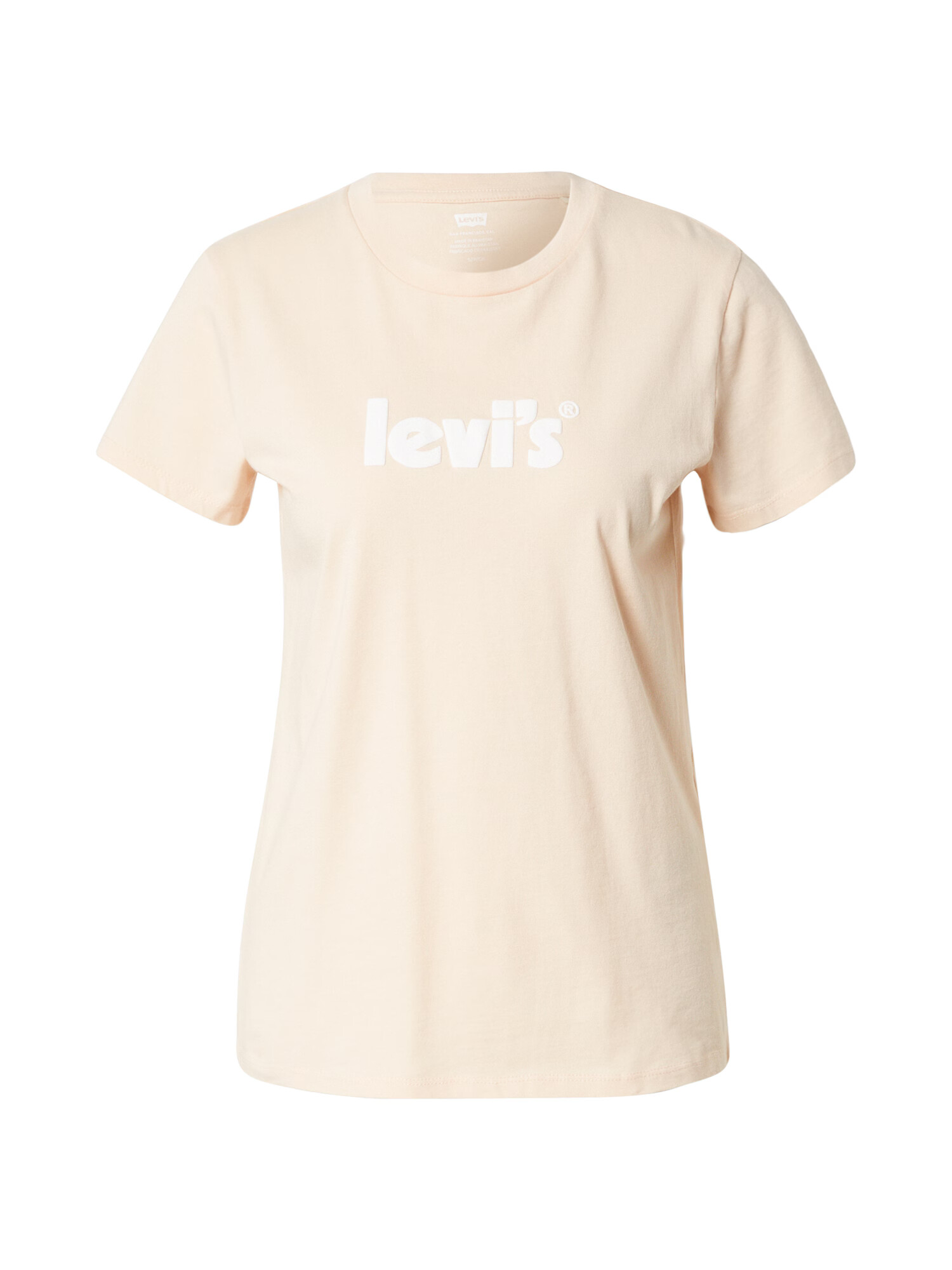 LEVI'S Μπλουζάκι 'THE PERFECT TEE REDS' μπεζ / λευκό - Pepit.gr