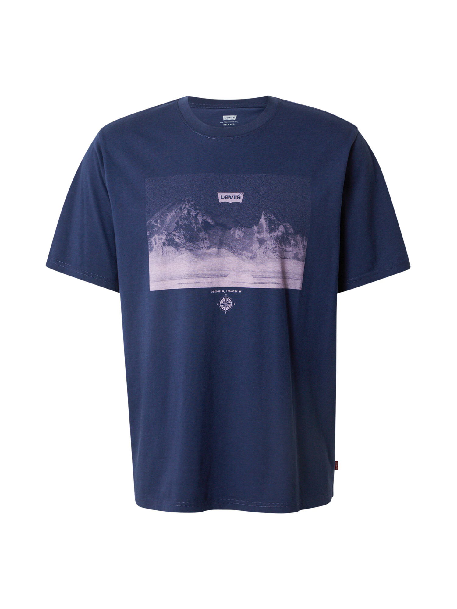 LEVI'S Μπλουζάκι 'SS RELAXED FIT TEE BLUES' ναυτικό μπλε / ανοικτό λιλά - Pepit.gr