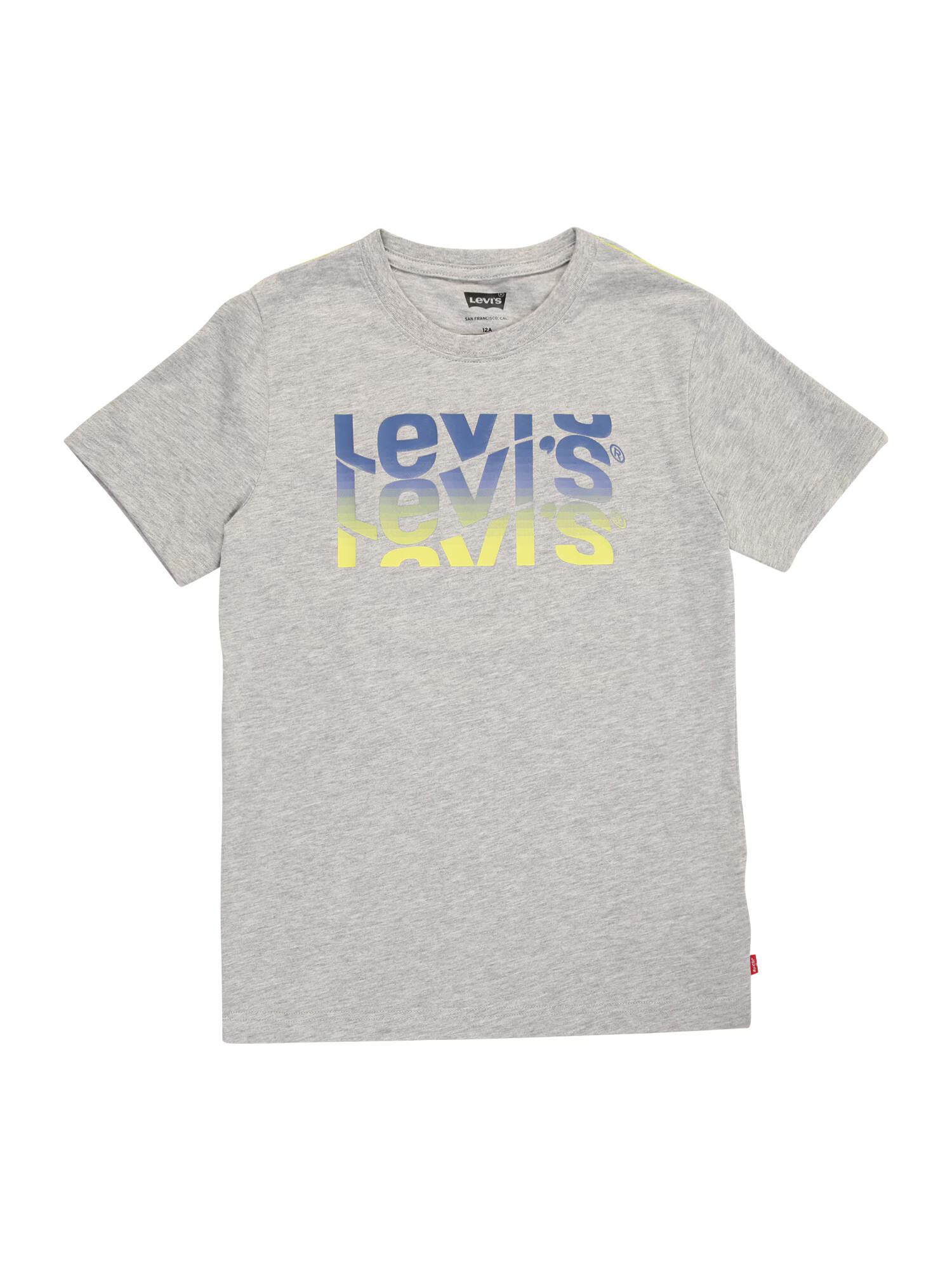 LEVI'S Μπλουζάκι ναυτικό μπλε / κίτρινο / γκρι μελανζέ - Pepit.gr