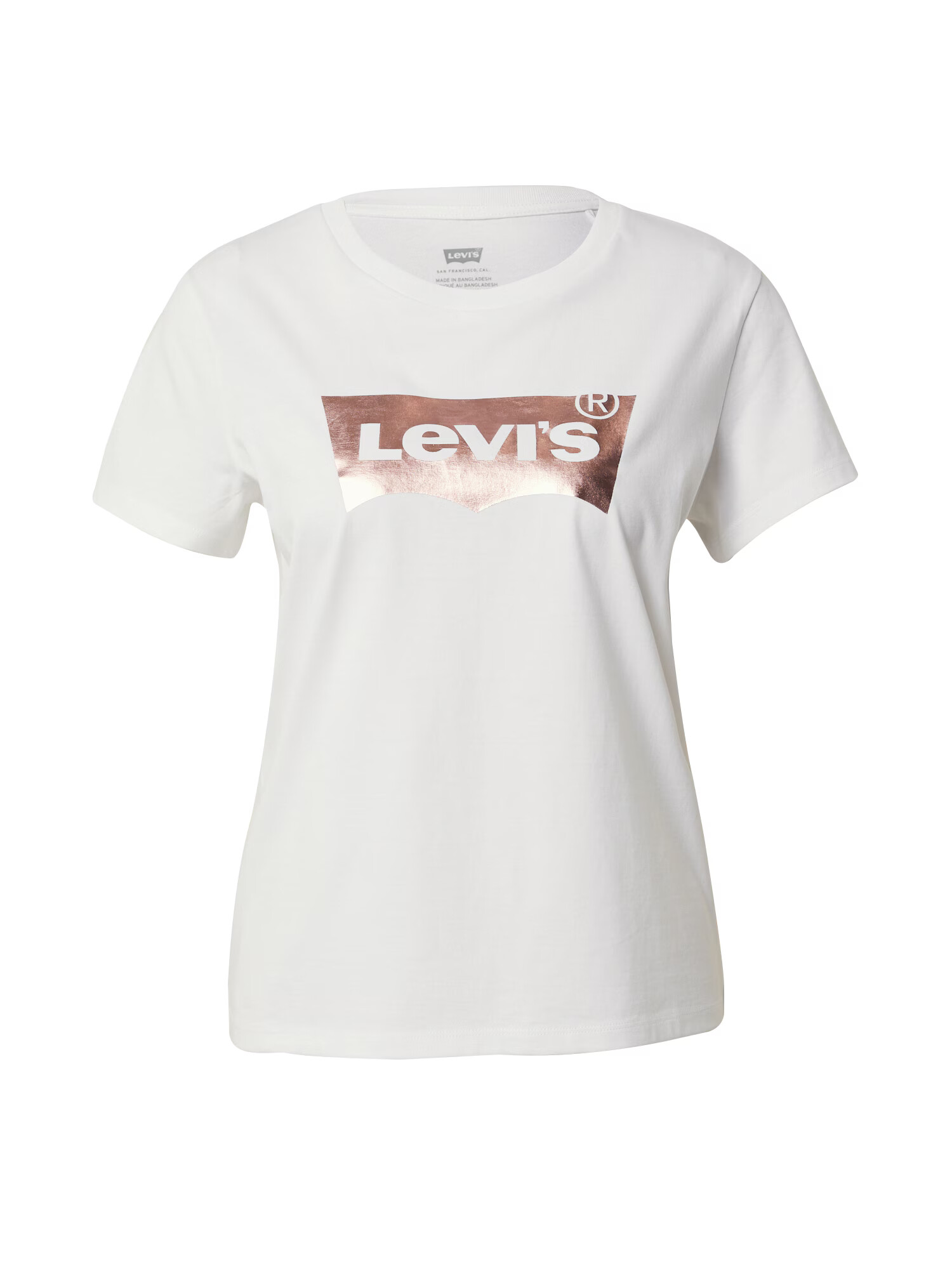 LEVI'S Μπλουζάκι 'The Perfect' ροζέ χρυσό / φυσικό λευκό - Pepit.gr