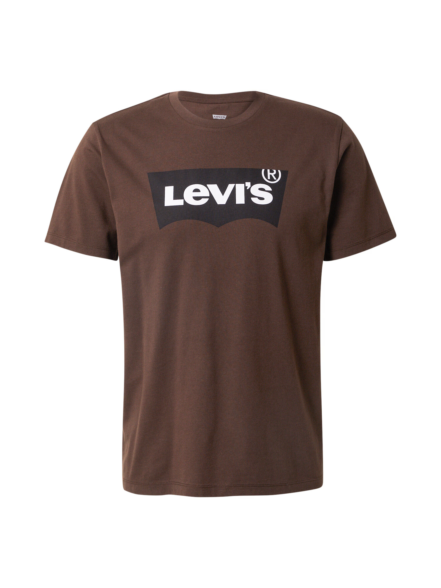 LEVI'S Μπλουζάκι 'GRAPHIC CREWNECK TEE NEUTRALS' σκούρο καφέ / μαύρο / λευκό - Pepit.gr