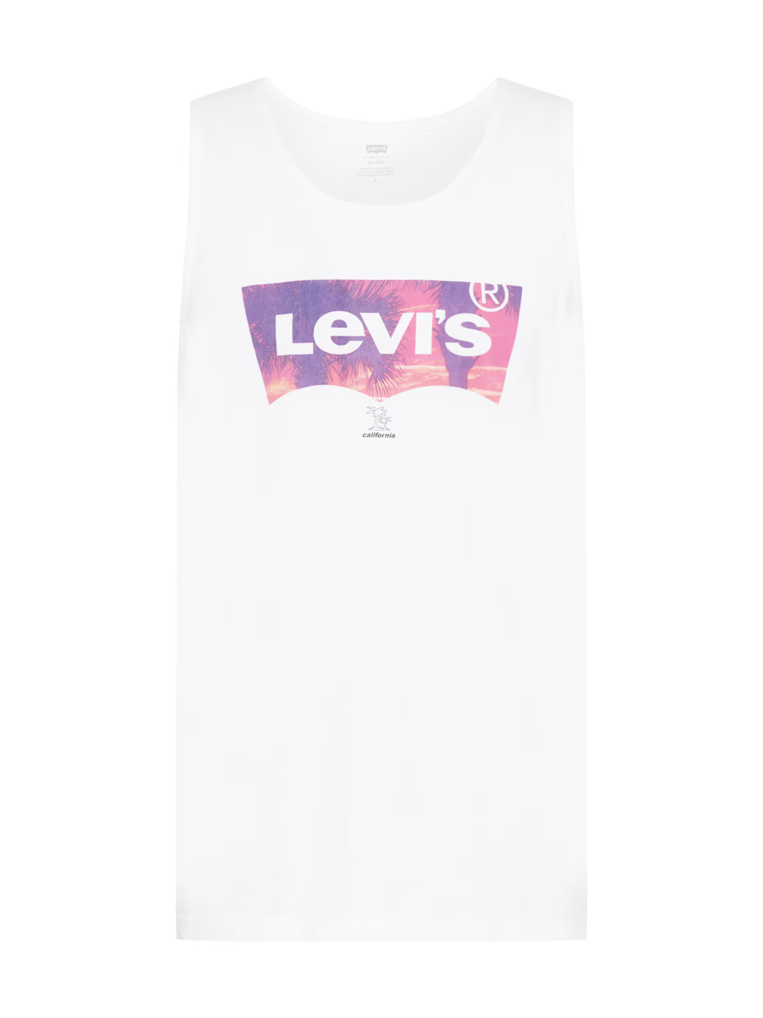 LEVI'S Μπλουζάκι σκούρο λιλά / ροδακινί / ροζ / λευκό - Pepit.gr