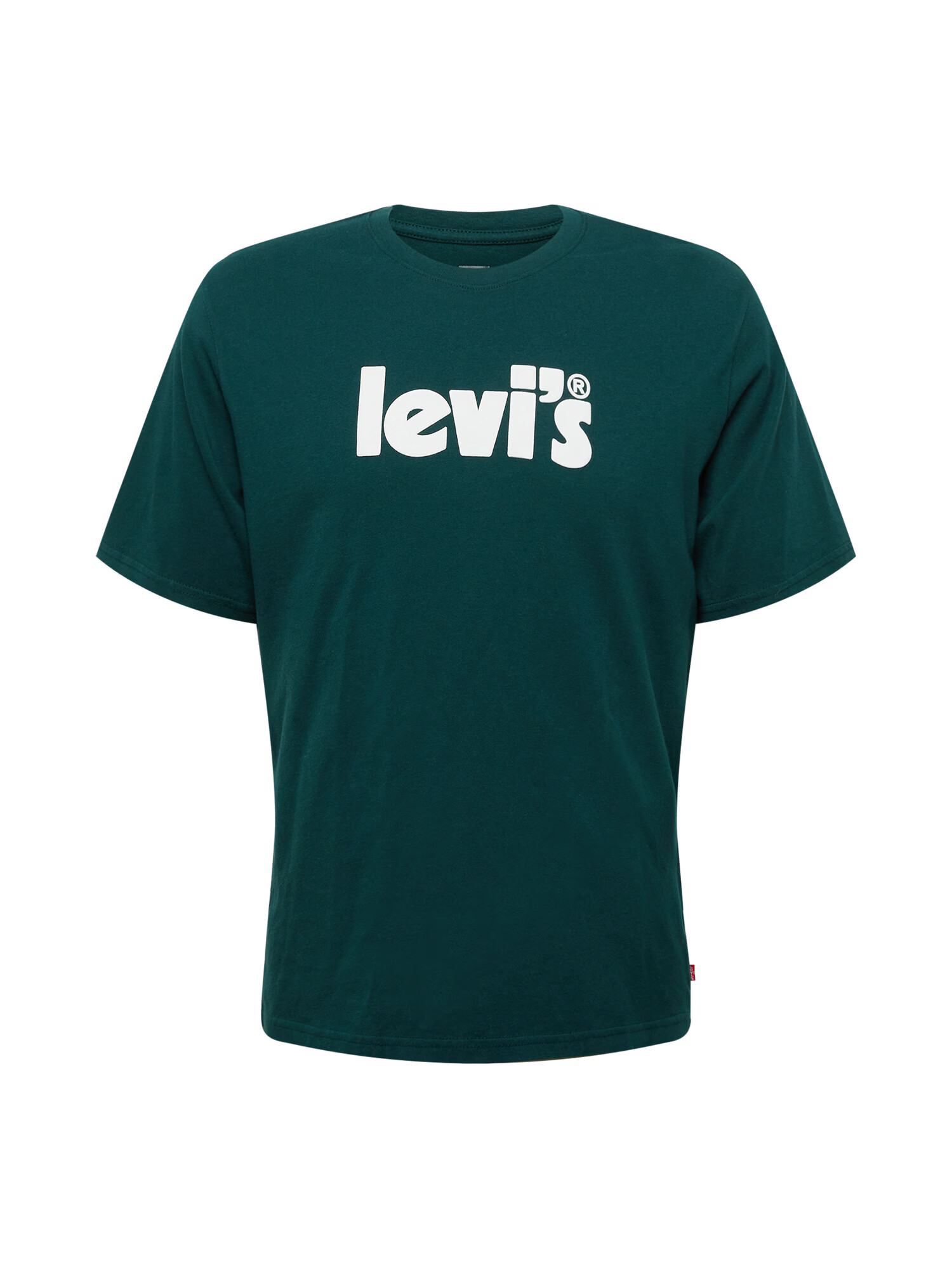 LEVI'S Μπλουζάκι σκούρο πράσινο / λευκό - Pepit.gr