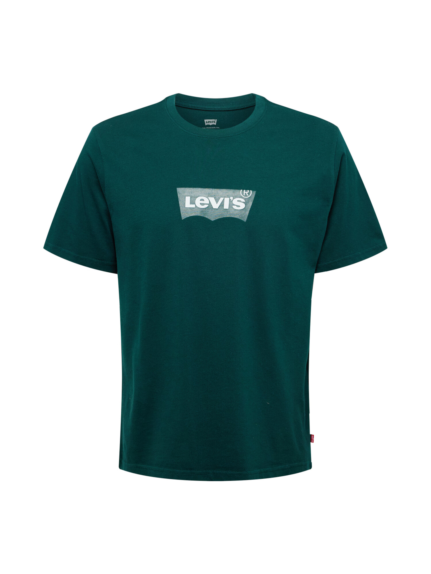 LEVI'S Μπλουζάκι 'SS RELAXED FIT TEE MULTI-COLOR' σμαραγδί / πράσινο μελανζέ / κόκκινο / λευκό - Pepit.gr