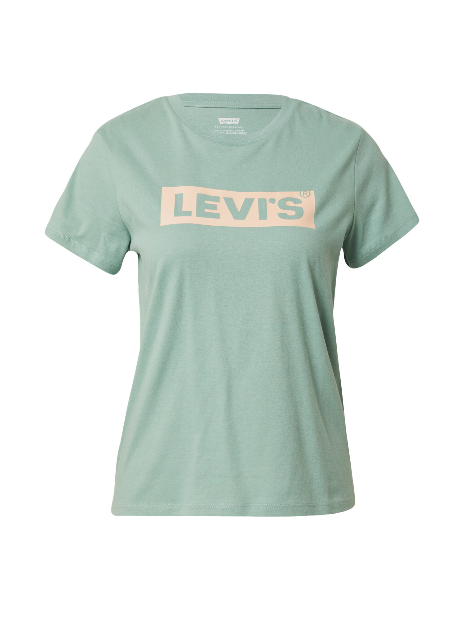 LEVI'S Μπλουζάκι 'The Perfect' πράσινο παστέλ / λιλά παστέλ - Pepit.gr