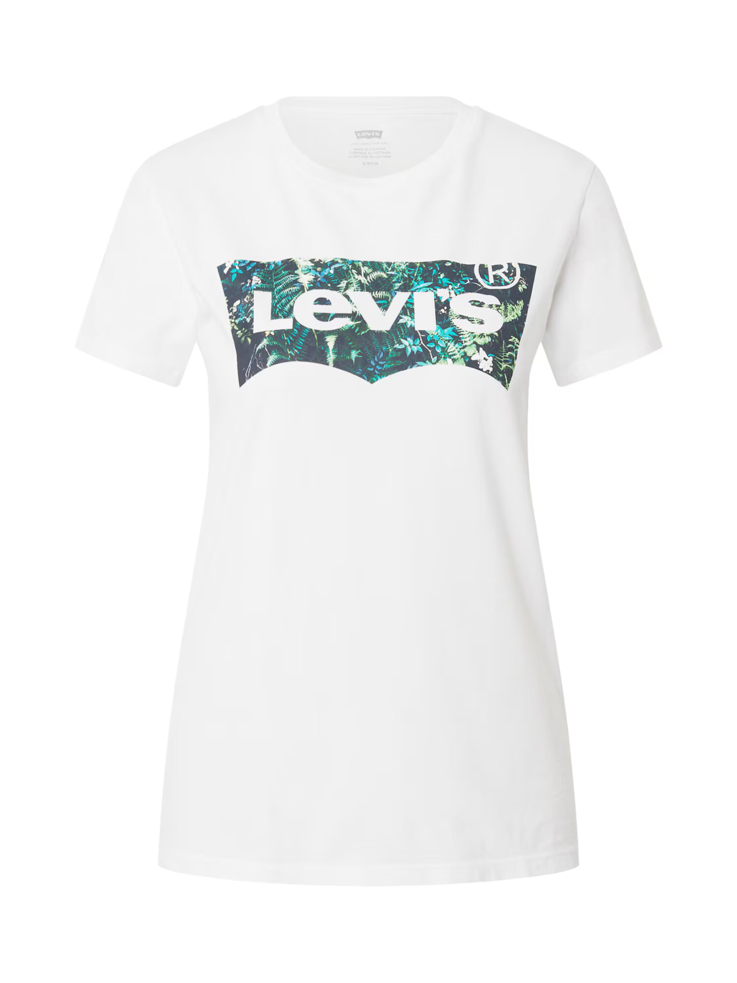 LEVI'S Μπλουζάκι 'The Perfect Tee' πετρόλ / γαλαζοπράσινο / λευκό - Pepit.gr