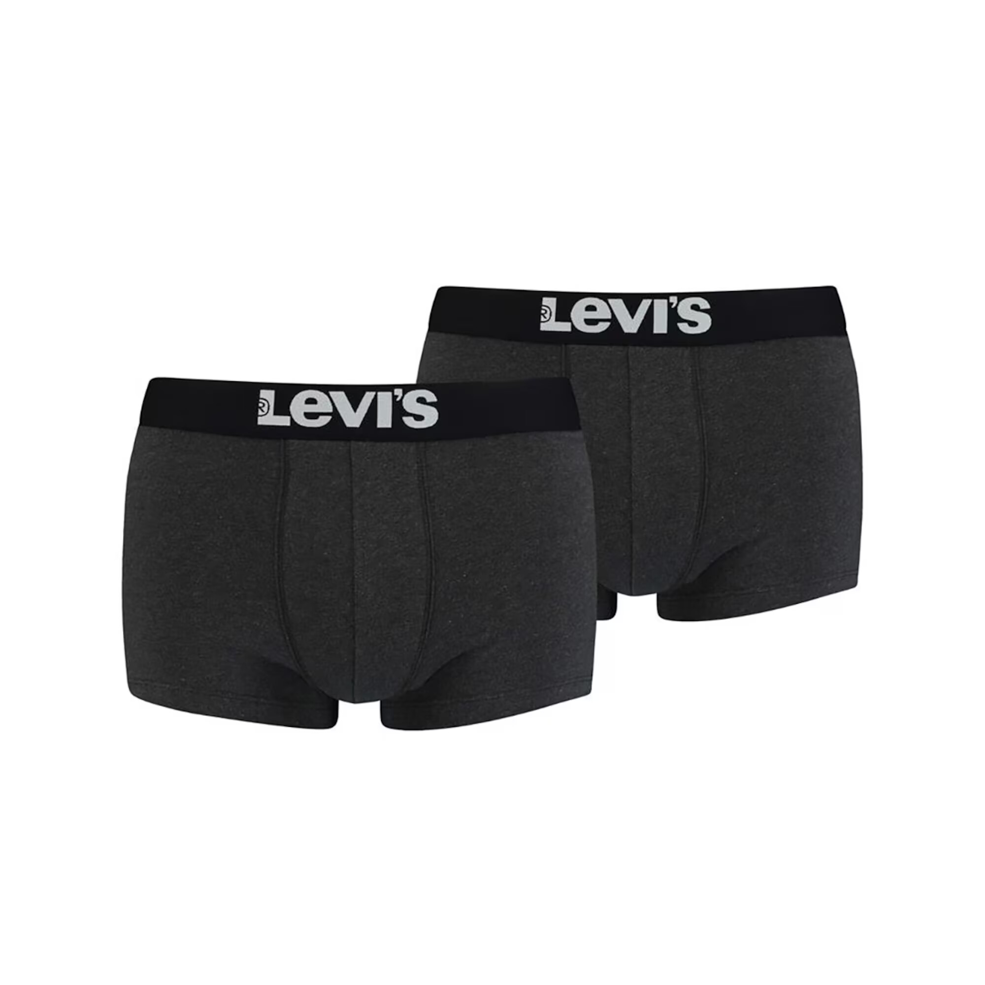 LEVI'S Μποξεράκι γκρι μελανζέ / μαύρο / λευκό - Pepit.gr