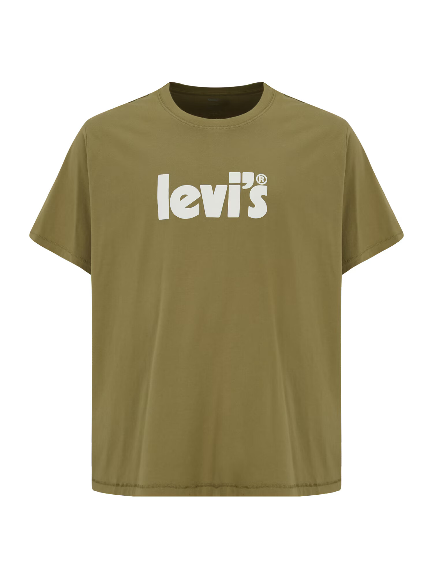 Levi's® Big & Tall Μπλουζάκι λαδί / λευκό - Pepit.gr