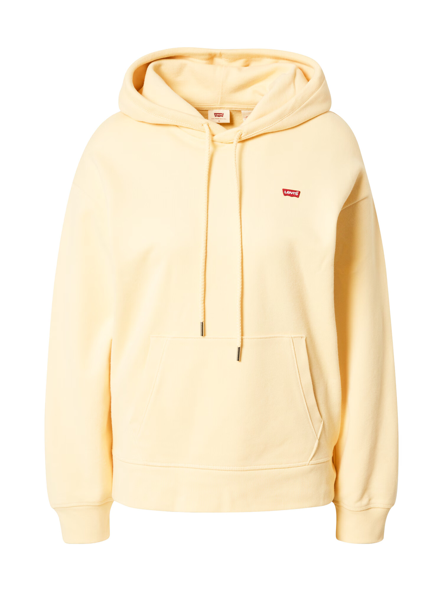 LEVI'S ® Μπλούζα φούτερ 'STANDARD HOODIE NEUTRALS' ανοικτό κίτρινο / κόκκινο - Pepit.gr