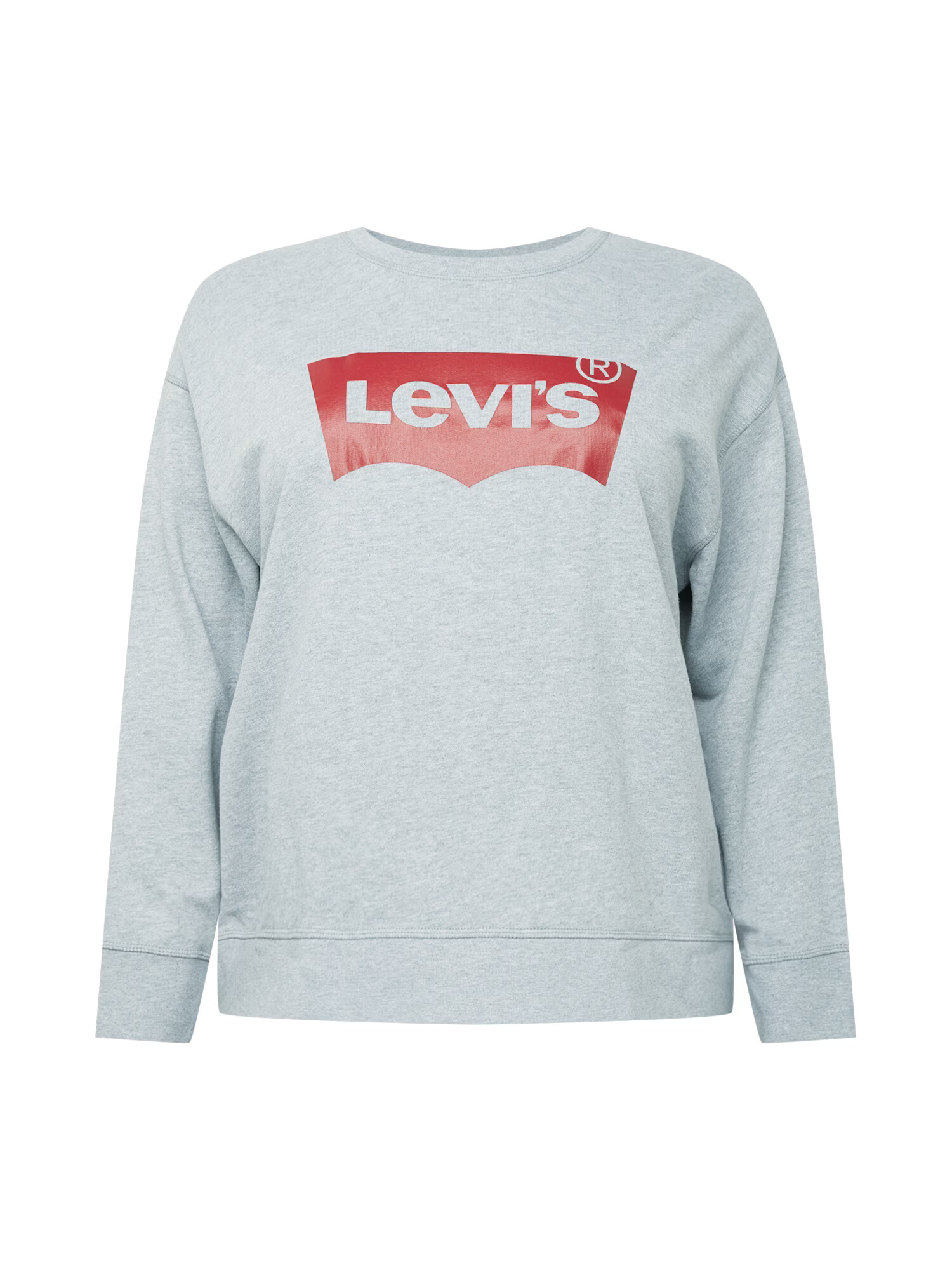 Levi's® Plus Μπλούζα φούτερ γκρι μελανζέ / κόκκινο - Pepit.gr