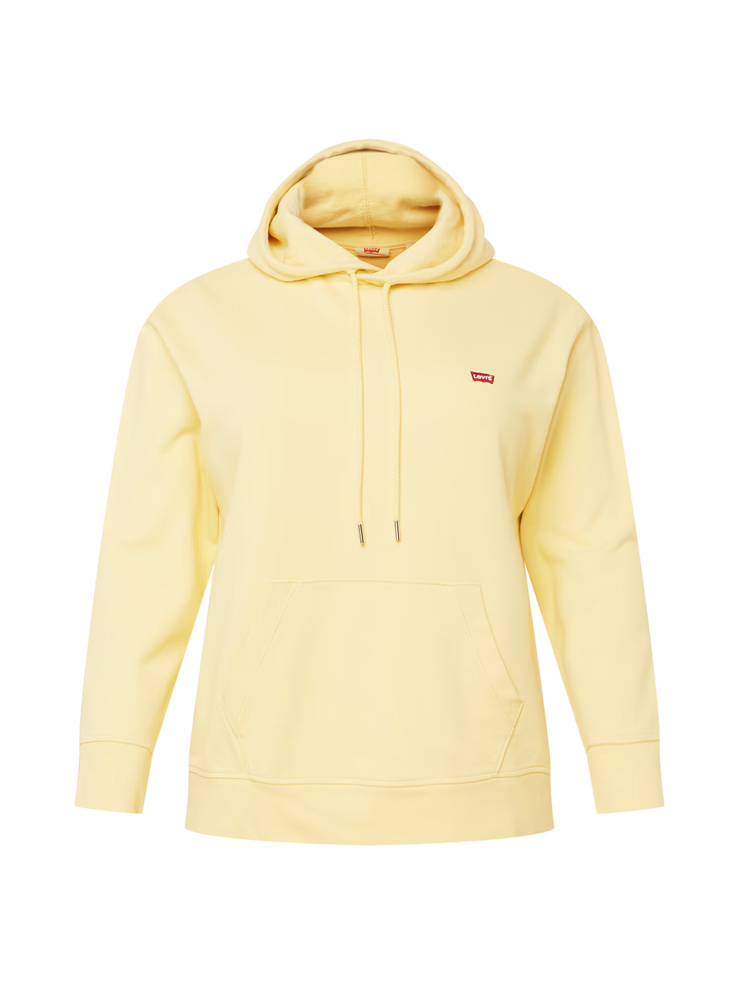 Levi's® Plus Μπλούζα φούτερ 'PL NON GRPHC STRD HOODIE NEUTRALS' ανοικτό κίτρινο - Pepit.gr