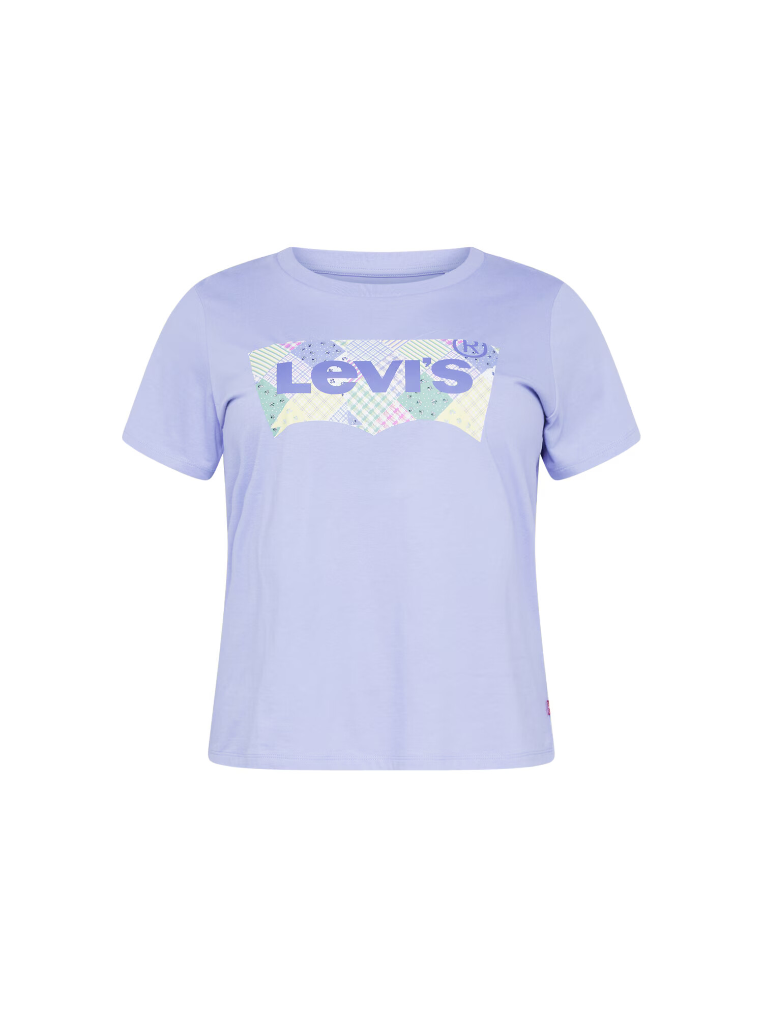 Levi's® Plus Μπλουζάκι 'Perfect' ανοικτό κίτρινο / λεβάντα / φούξια / λευκό - Pepit.gr