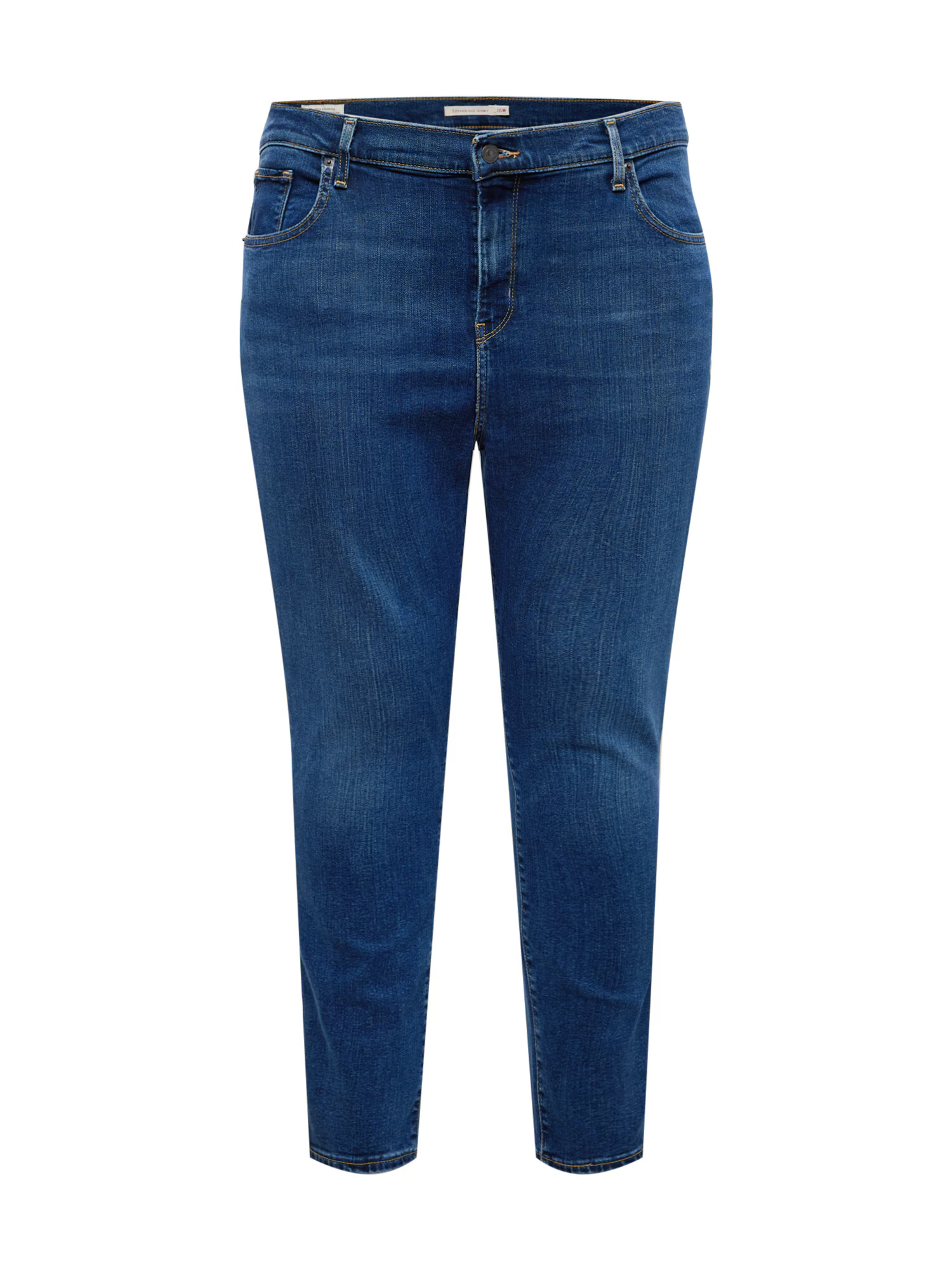 Levi's® Plus Τζιν '721 PL HI-RISE SKINNY DARK INDIGO - WORN IN' σκούρο μπλε - Pepit.gr