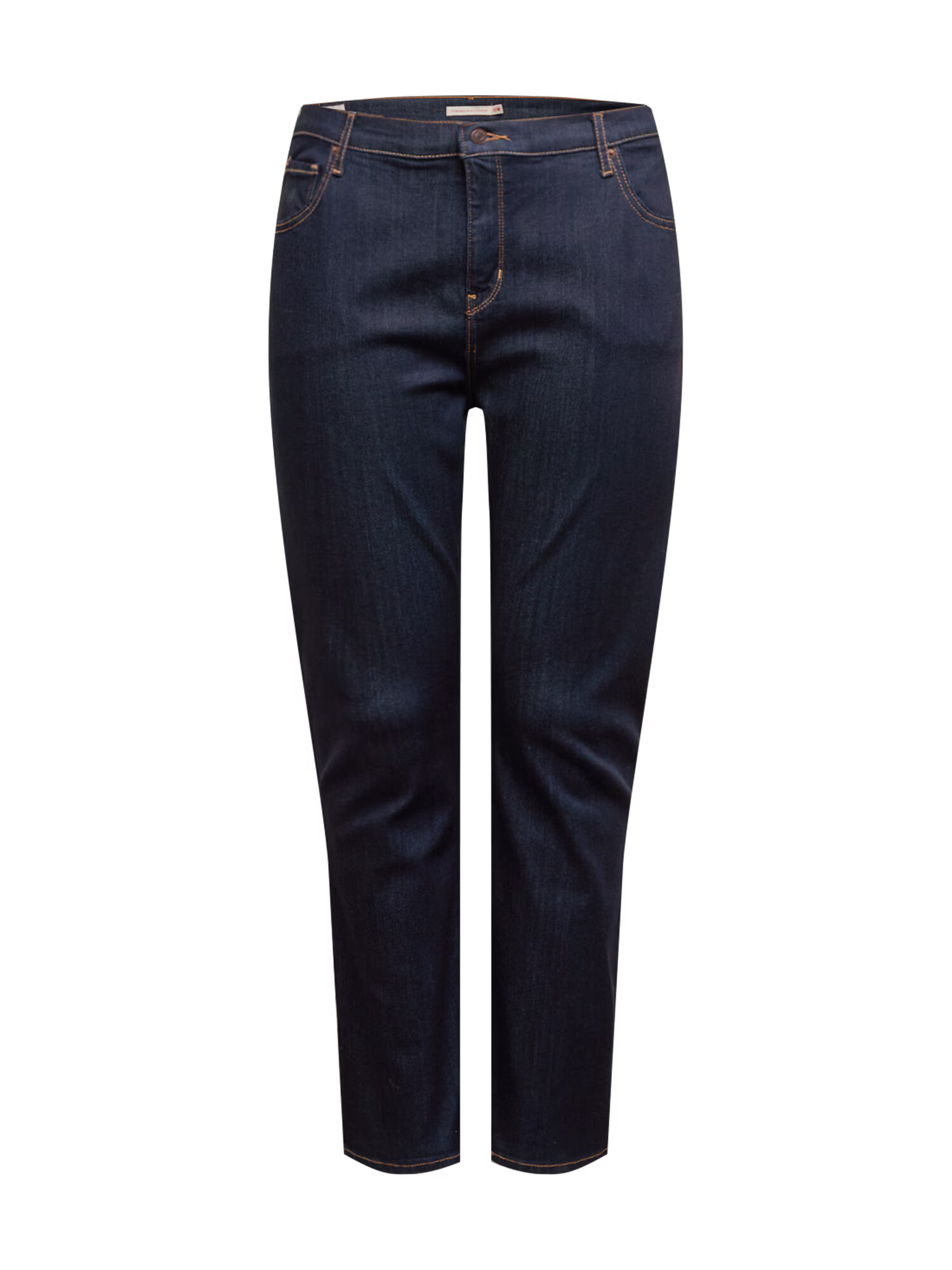 Levi's® Plus Τζιν '724 PL HR STRAIGHT DARK INDIGO - FLAT FINISH' σκούρο μπλε - Pepit.gr