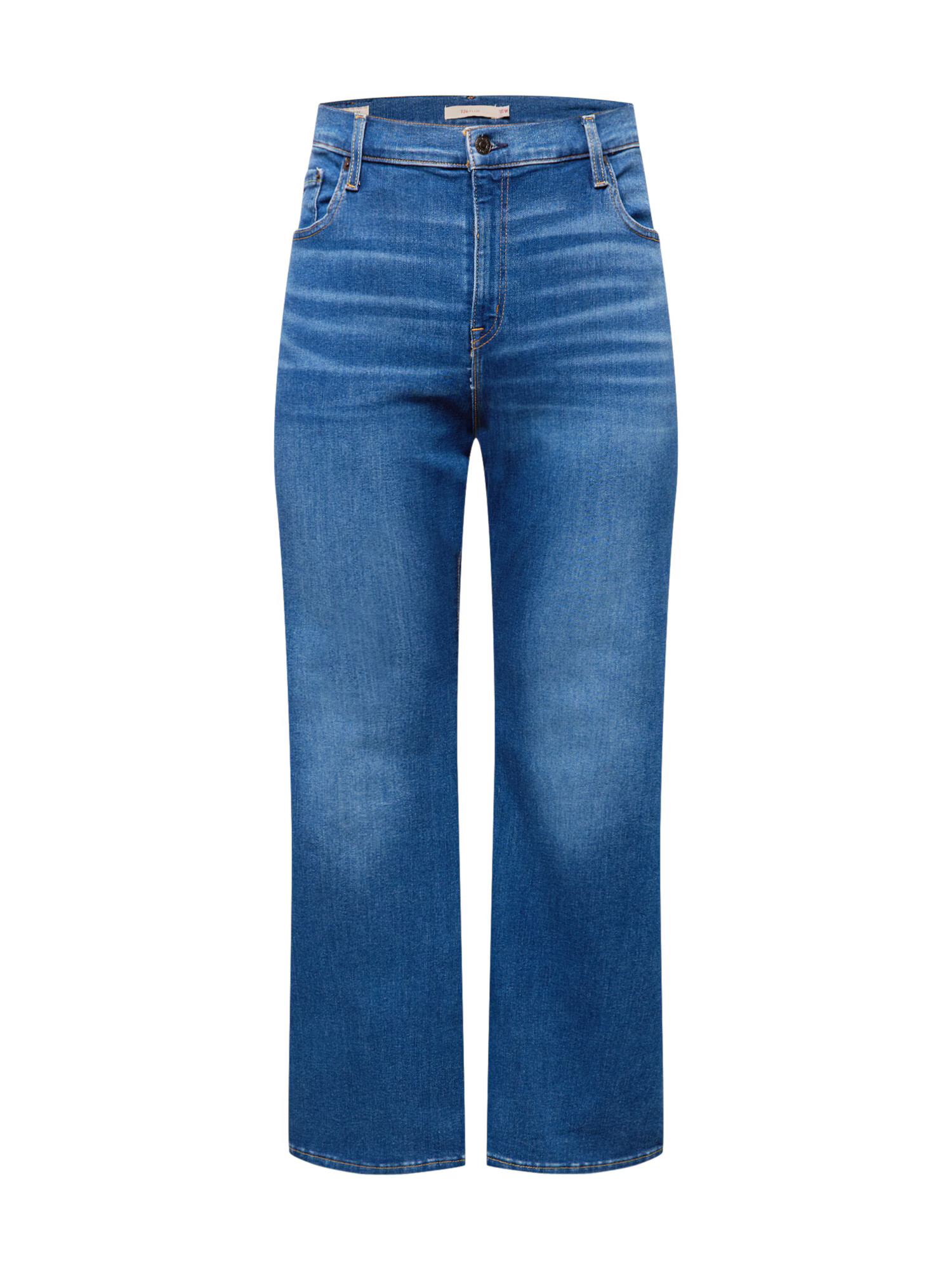 Levi's® Plus Τζιν '726 PL HR FLARE LIGHT INDIGO - WORN IN' μπλε ντένιμ - Pepit.gr