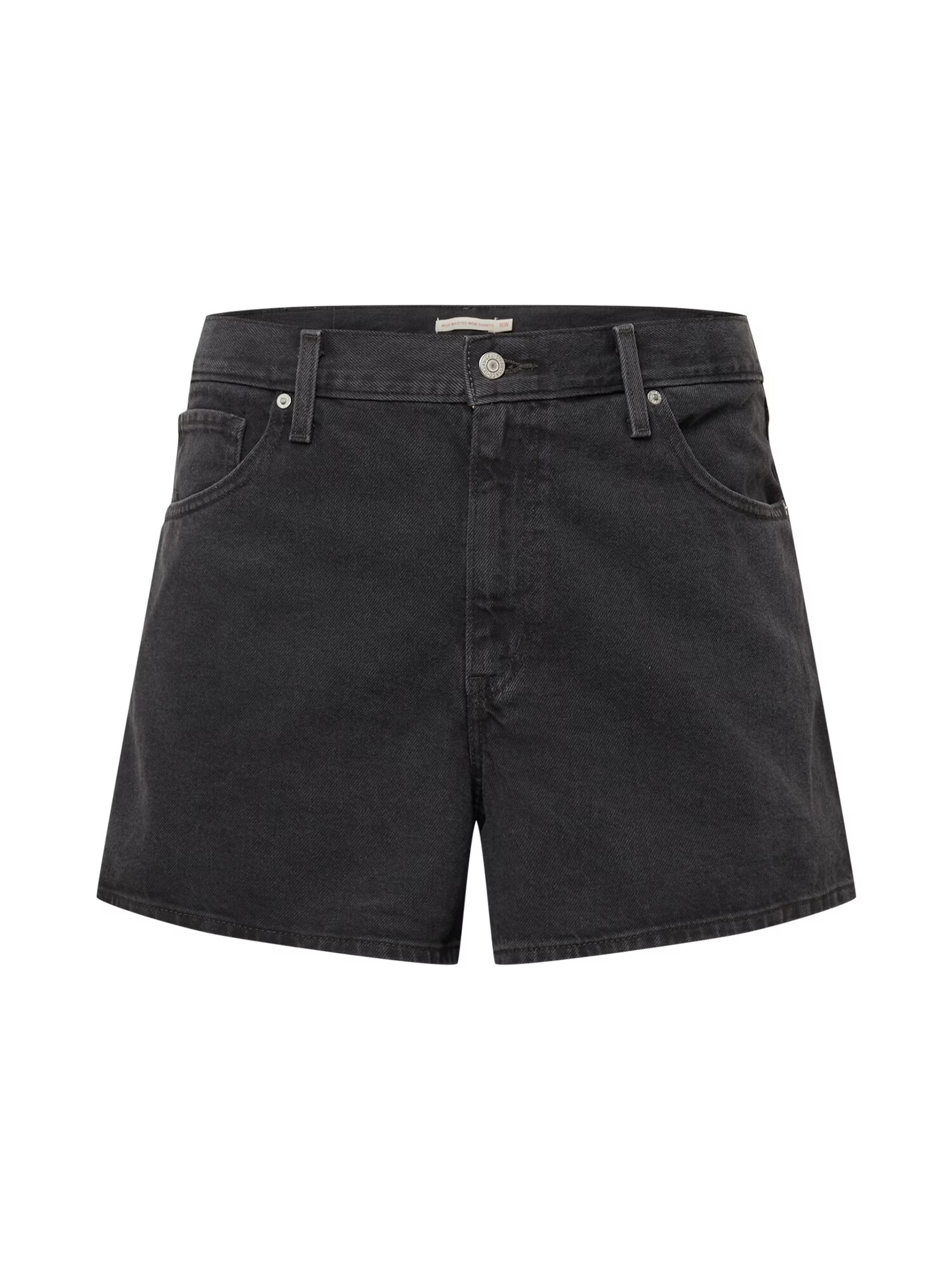 Levi's® Plus Τζιν 'PLUS HW MOM SHORT LIGHT INDIGO - WORN IN' μαύρο ντένιμ - Pepit.gr