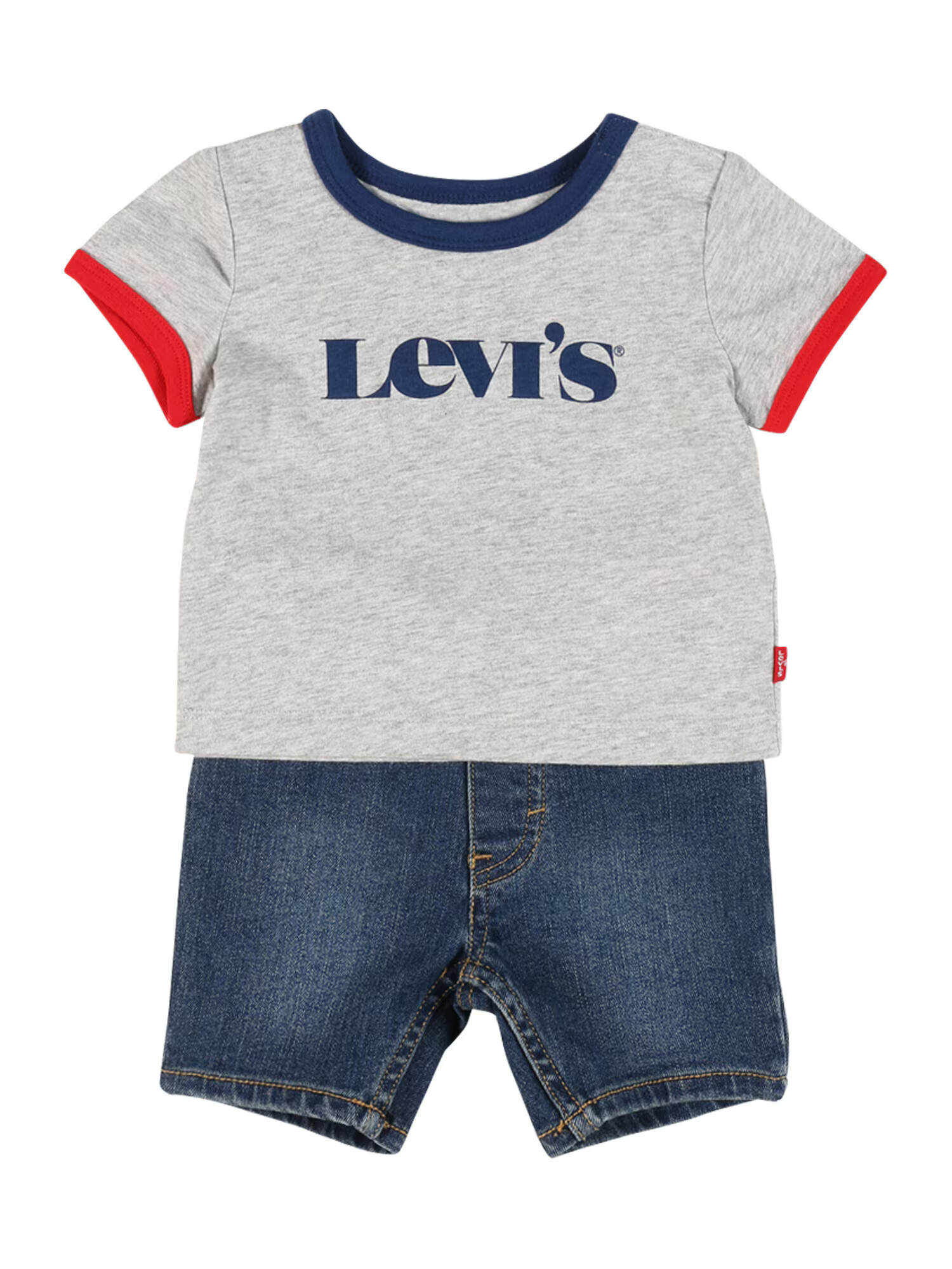 LEVI'S Σετ ναυτικό μπλε / μπλε ντένιμ / ανοικτό γκρι / κόκκινο - Pepit.gr