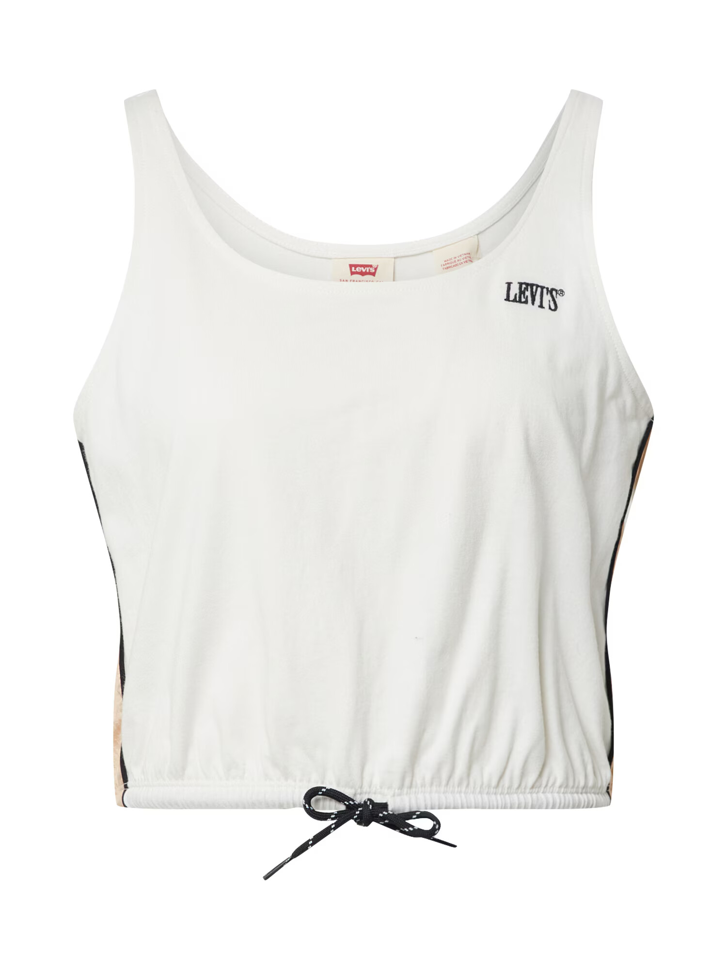 LEVI'S Τοπ 'GINGER NYLN PIECE TEE' κρεμ - Pepit.gr