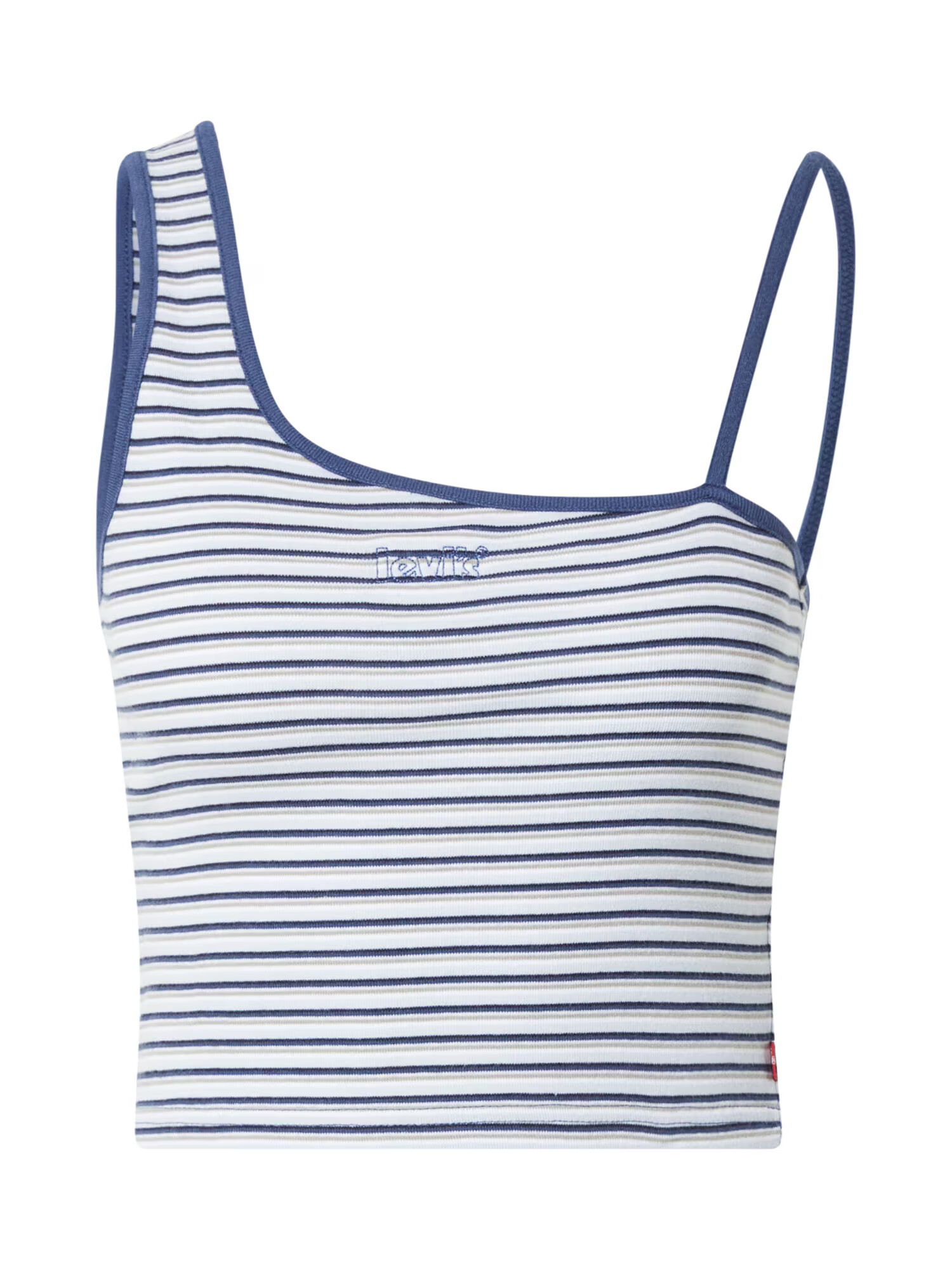 LEVI'S Τοπ 'HOOP TANK GREENS' μπλε / ανοικτό γκρι / μαύρο / λευκό - Pepit.gr