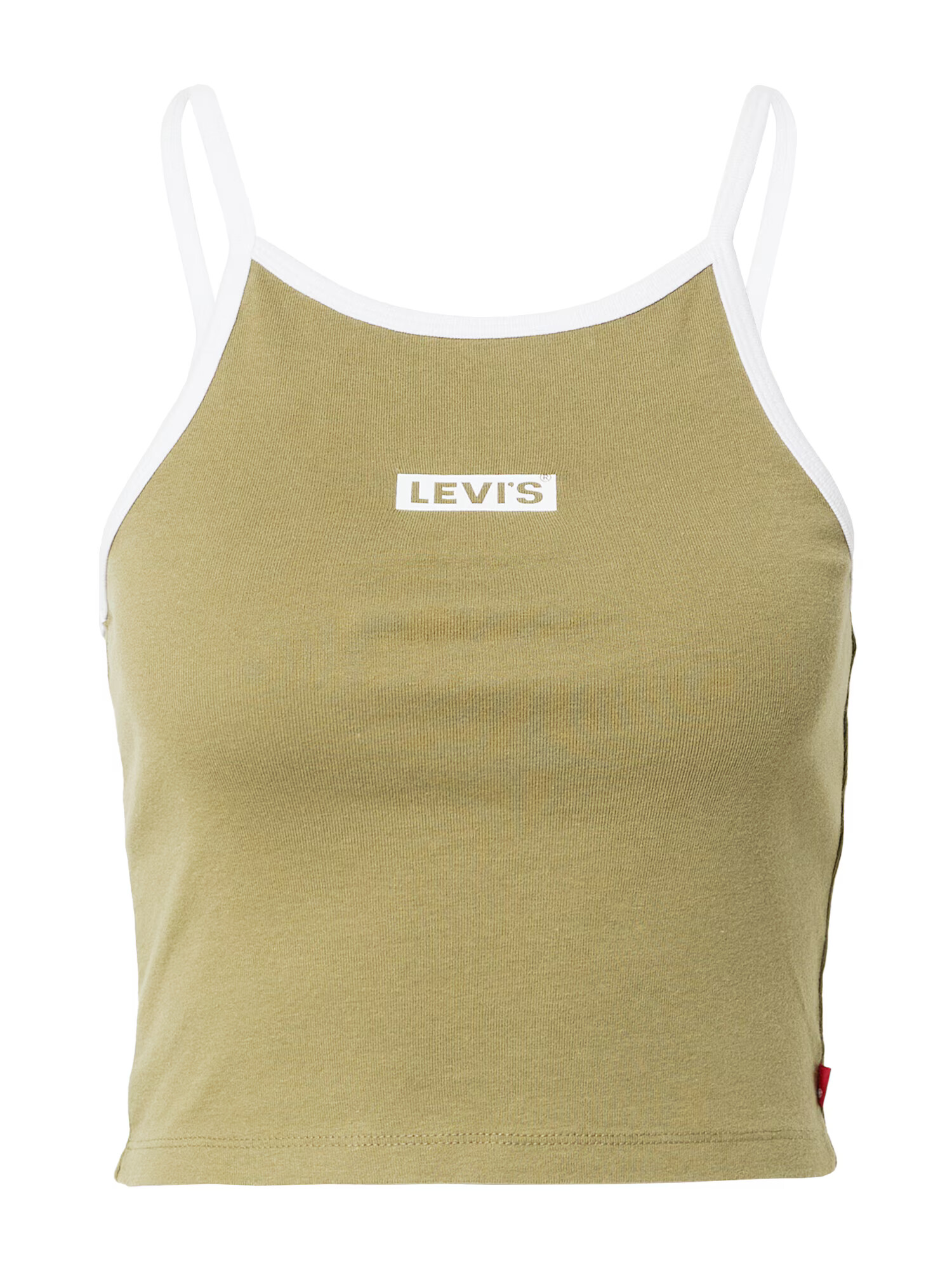 LEVI'S Τοπ 'GRAPHIC MAZZY TANK GREENS' λαδί / λευκό - Pepit.gr