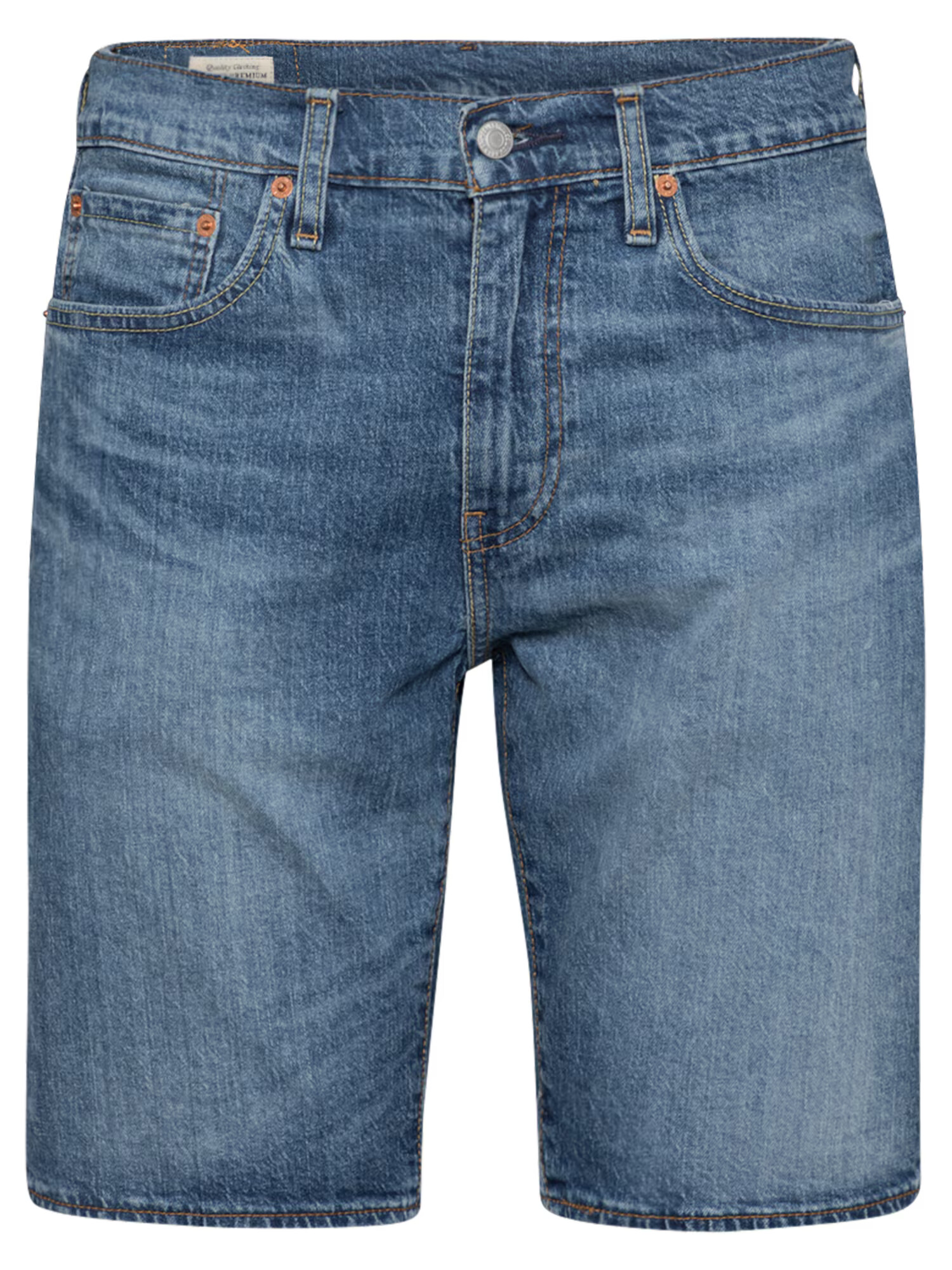 LEVI'S Τζιν '405 STANDARD SHORT MED INDIGO - WORN IN' μπλε ντένιμ / κόκκινο / λευκό - Pepit.gr