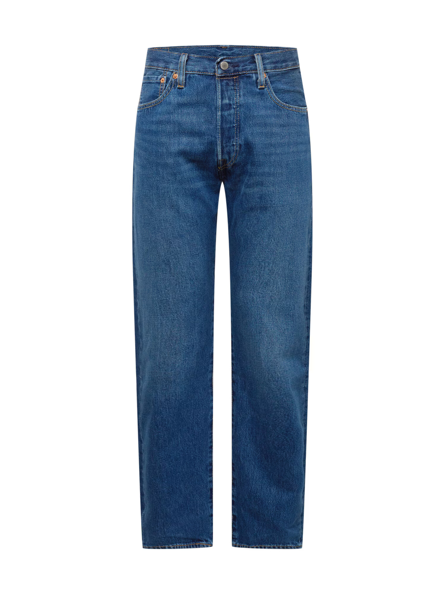 LEVI'S ® Τζιν '501® LEVIS®ORIGINAL FIT MED INDIGO - FLAT FINISH' μπλε ντένιμ - Pepit.gr