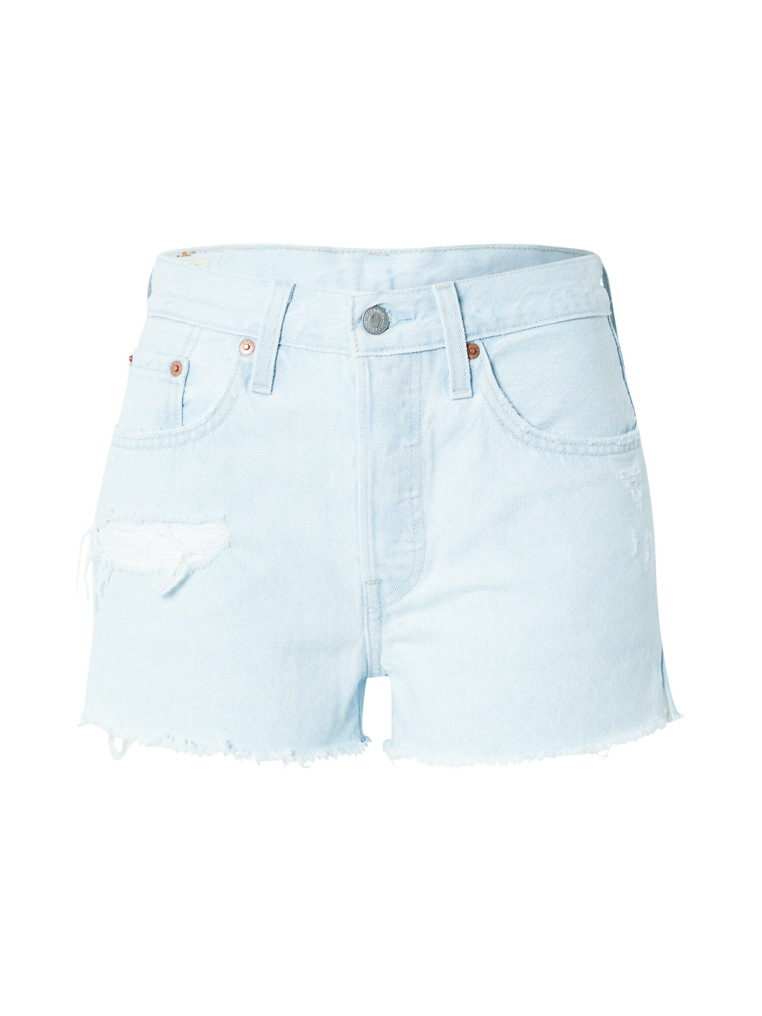 LEVI'S ® Τζιν '501® ORIGINAL SHORT LIGHT INDIGO - WORN IN' γαλάζιο - Pepit.gr