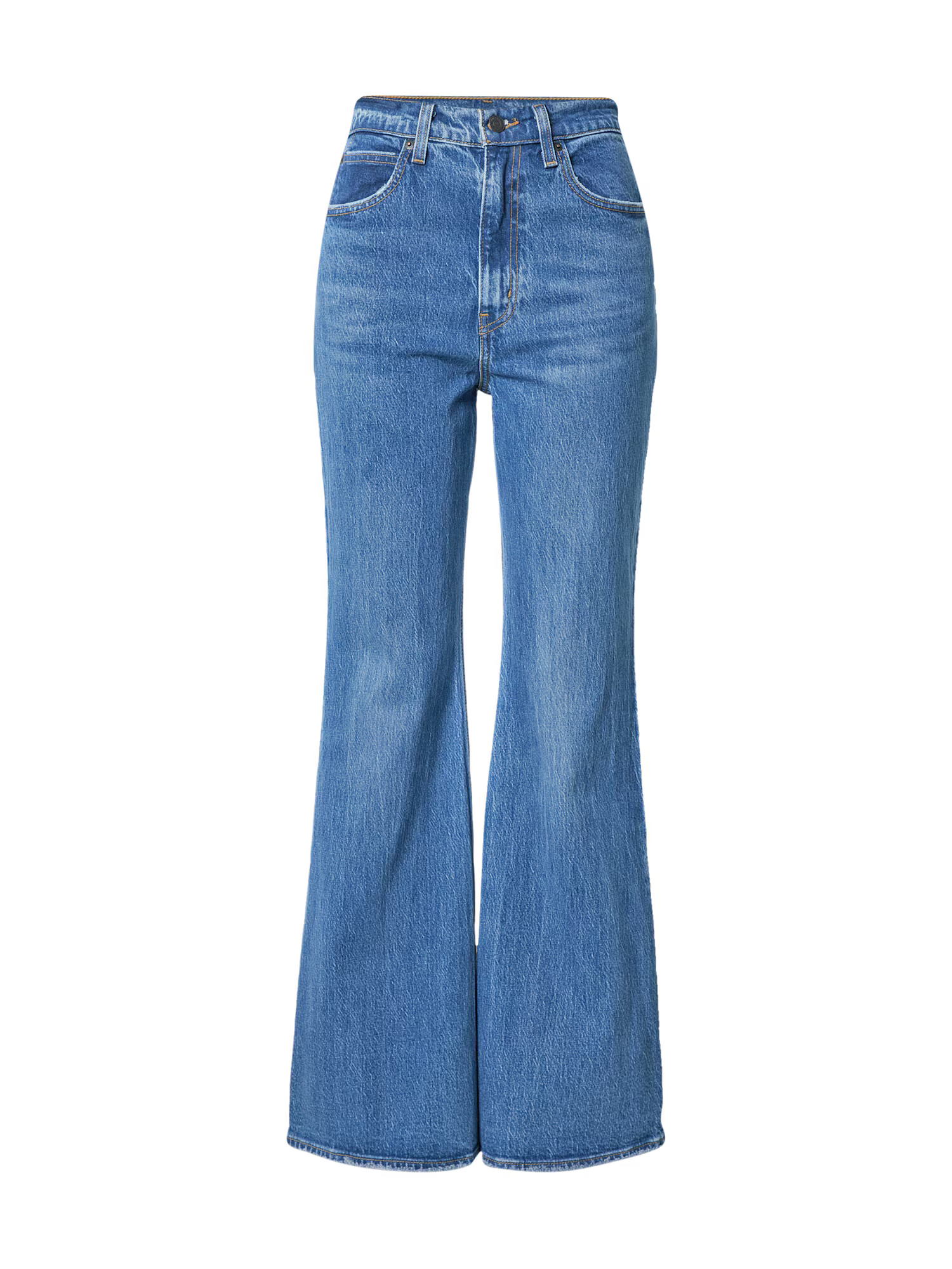 LEVI'S Τζιν '70S HIGH FLARE' μπλε ντένιμ - Pepit.gr