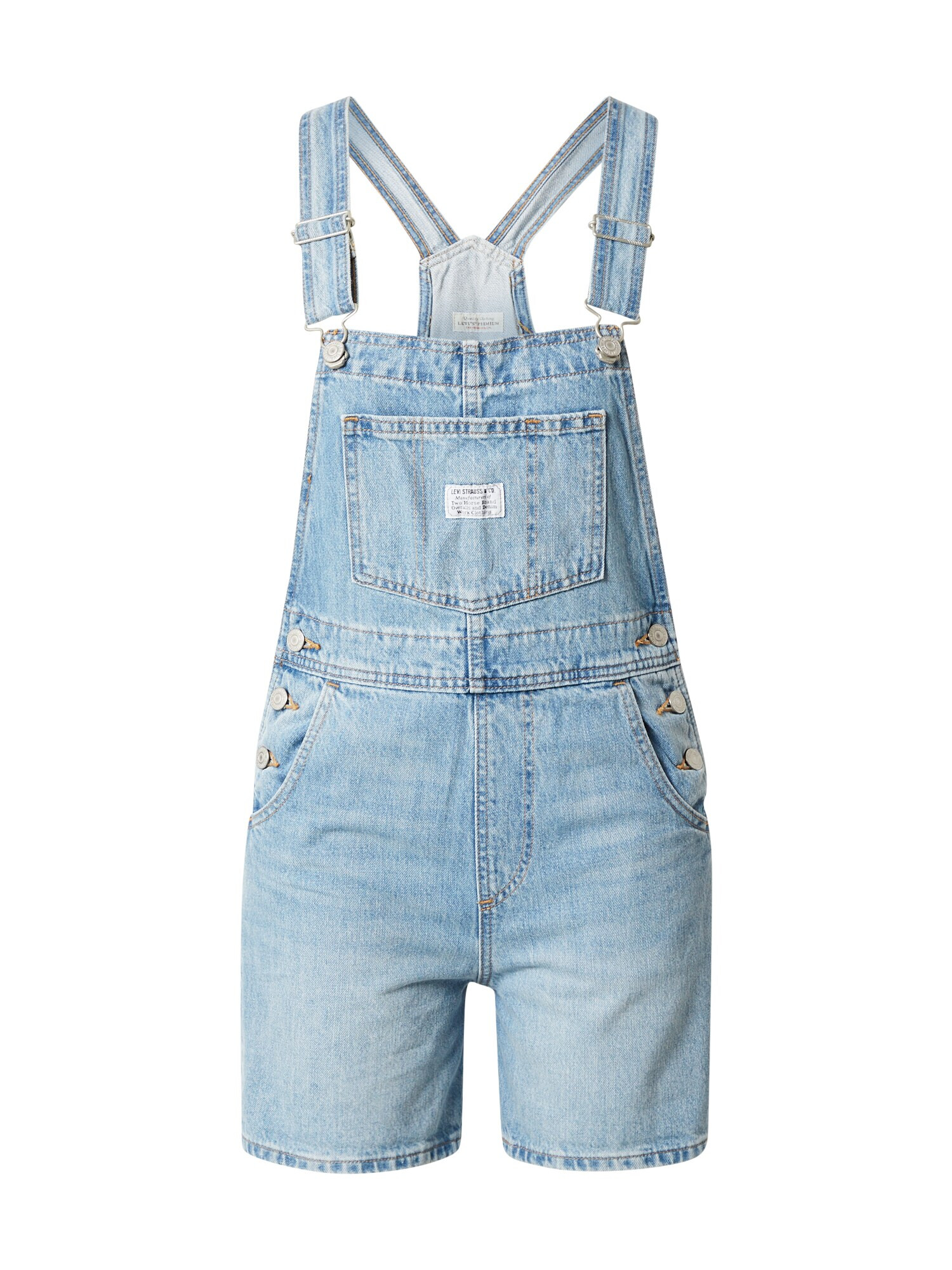 LEVI'S Τζιν σαλοπέτα 'VINTAGE SHORTALL' μπλε ντένιμ - Pepit.gr