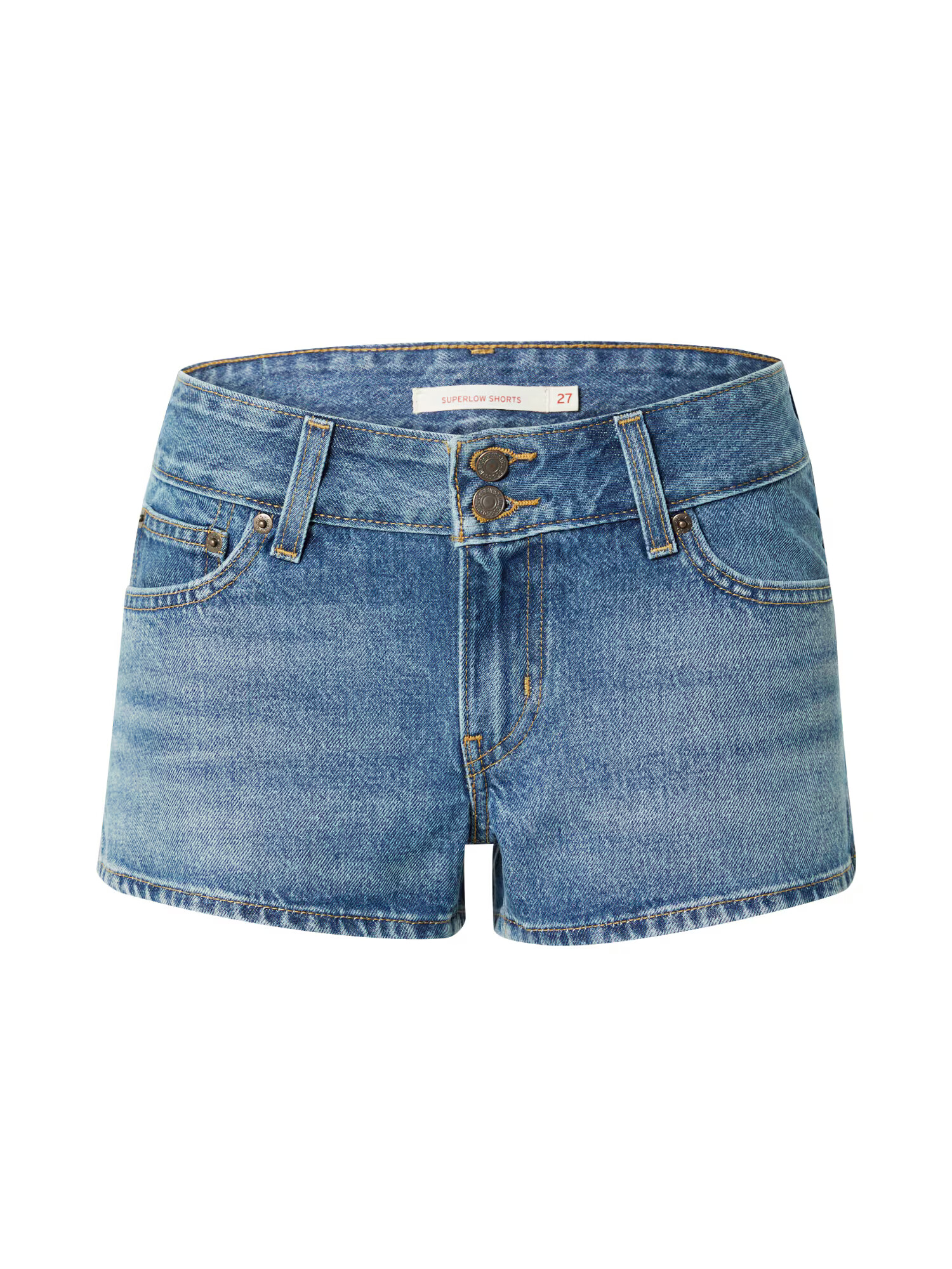 LEVI'S ® Τζιν 'SUPERLOW SHORT BLACKS' μπλε ντένιμ - Pepit.gr