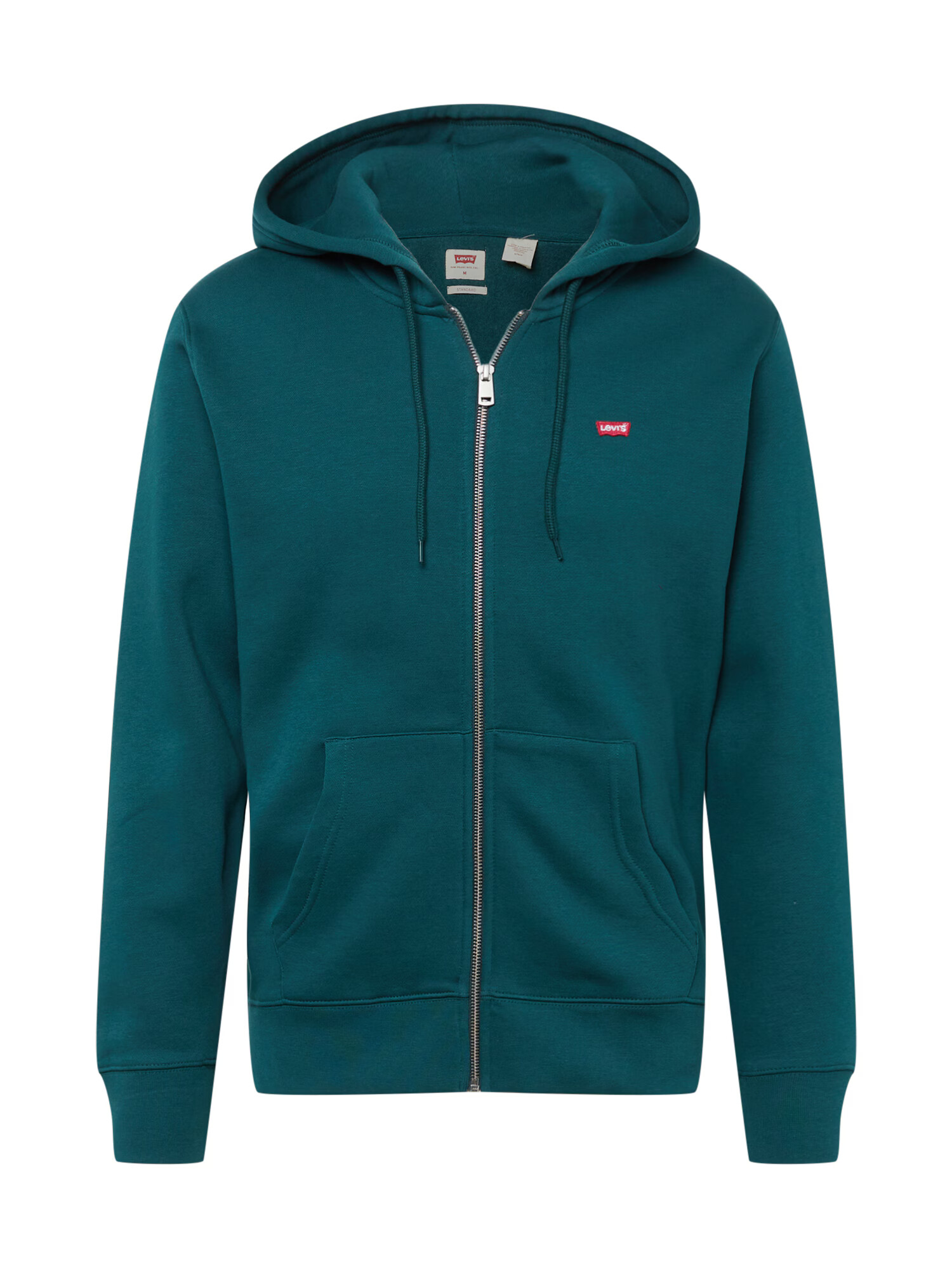 LEVI'S Ζακέτα φούτερ 'CORE NG ZIP UP GREENS' σμαραγδί / κόκκινο / λευκό - Pepit.gr