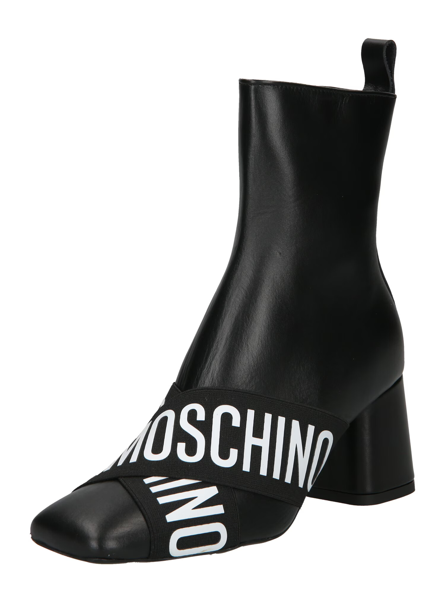 Love Moschino Ankle boots μαύρο / λευκό - Pepit.gr