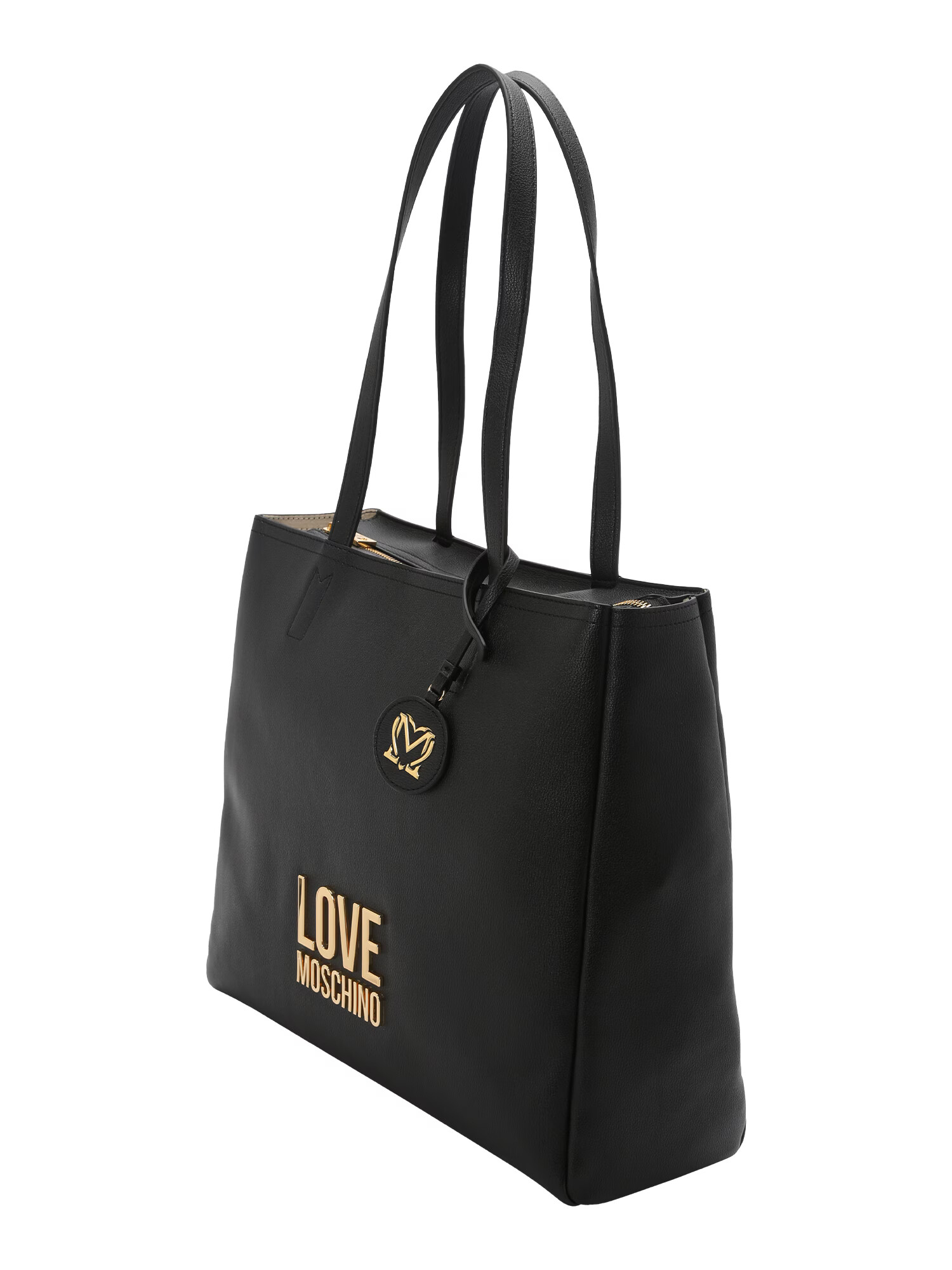 Love Moschino Μεγάλη τσάντα 'LOVE LETTERING' μαύρο - Pepit.gr