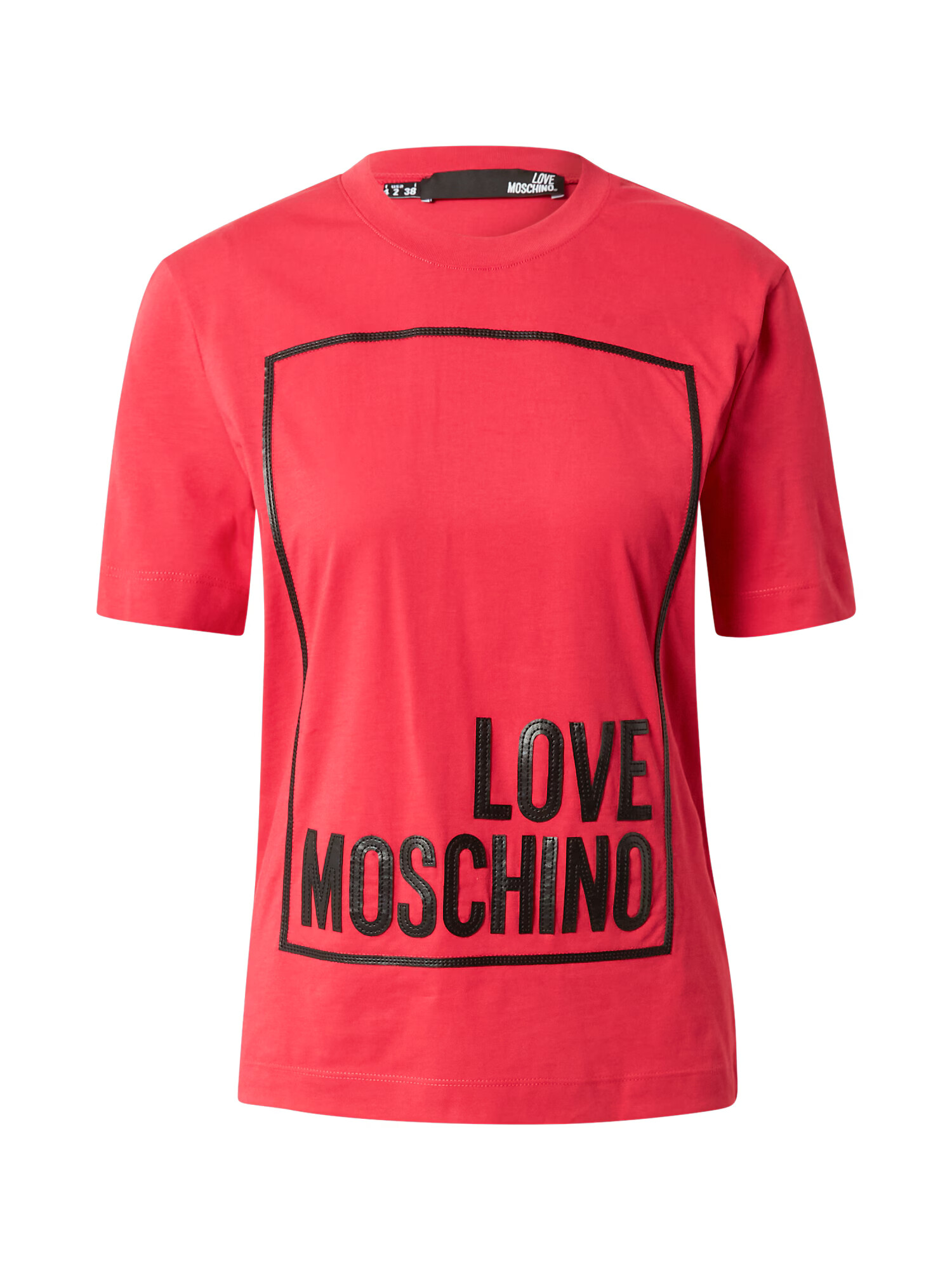 Love Moschino Μπλουζάκι κόκκινο / μαύρο - Pepit.gr