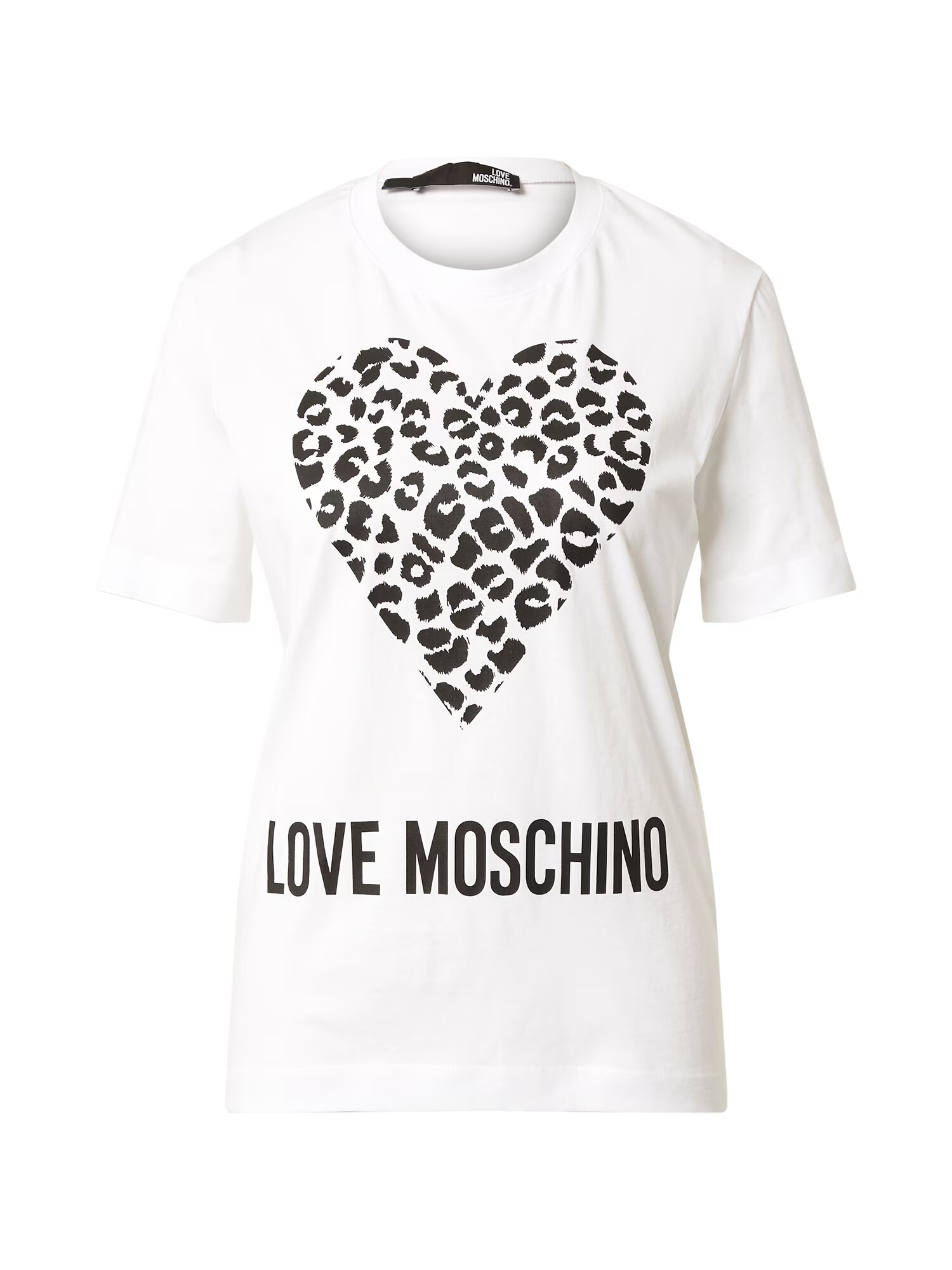 Love Moschino Μπλουζάκι μαύρο / λευκό - Pepit.gr