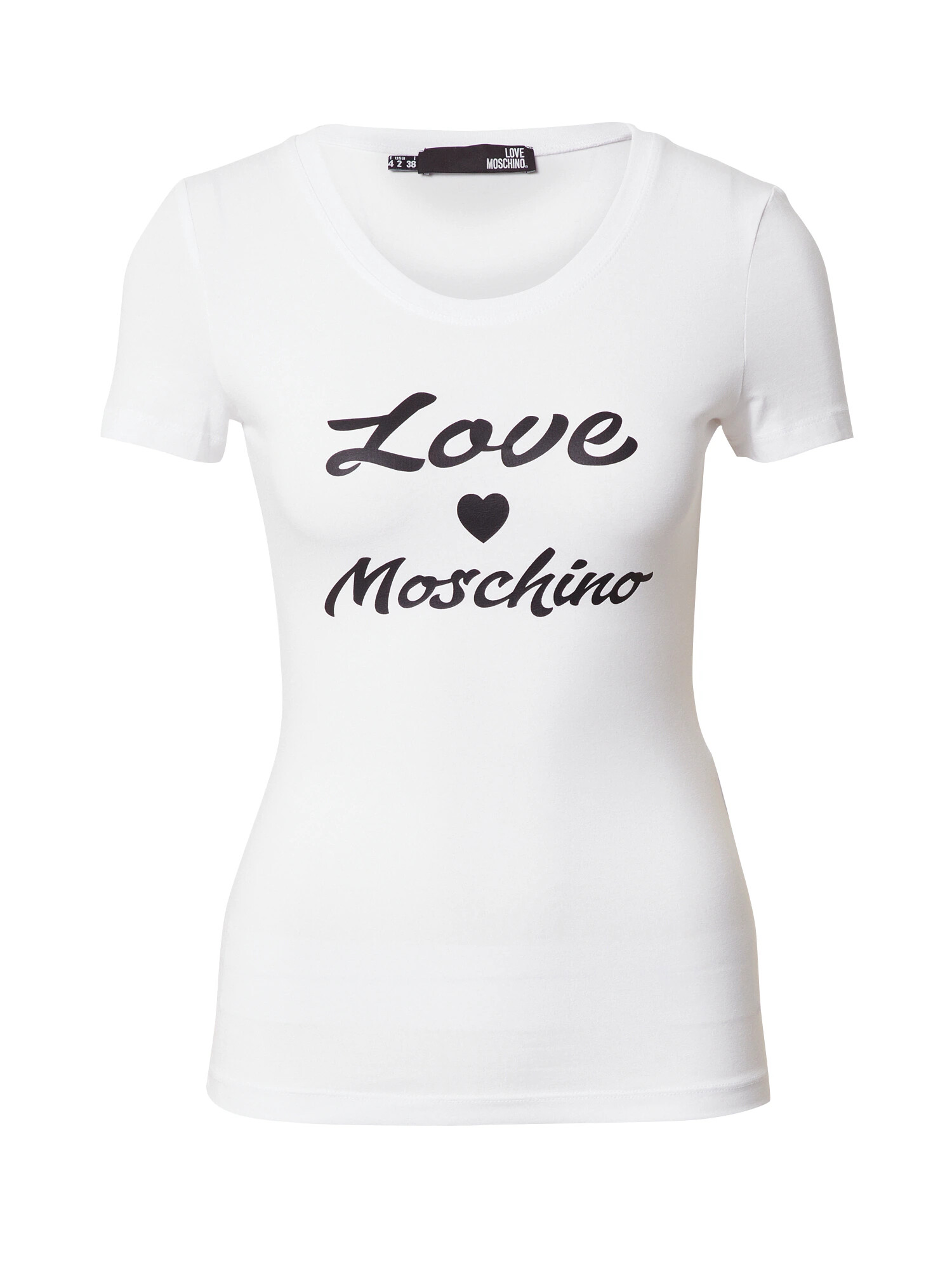 Love Moschino Μπλουζάκι μαύρο / λευκό - Pepit.gr