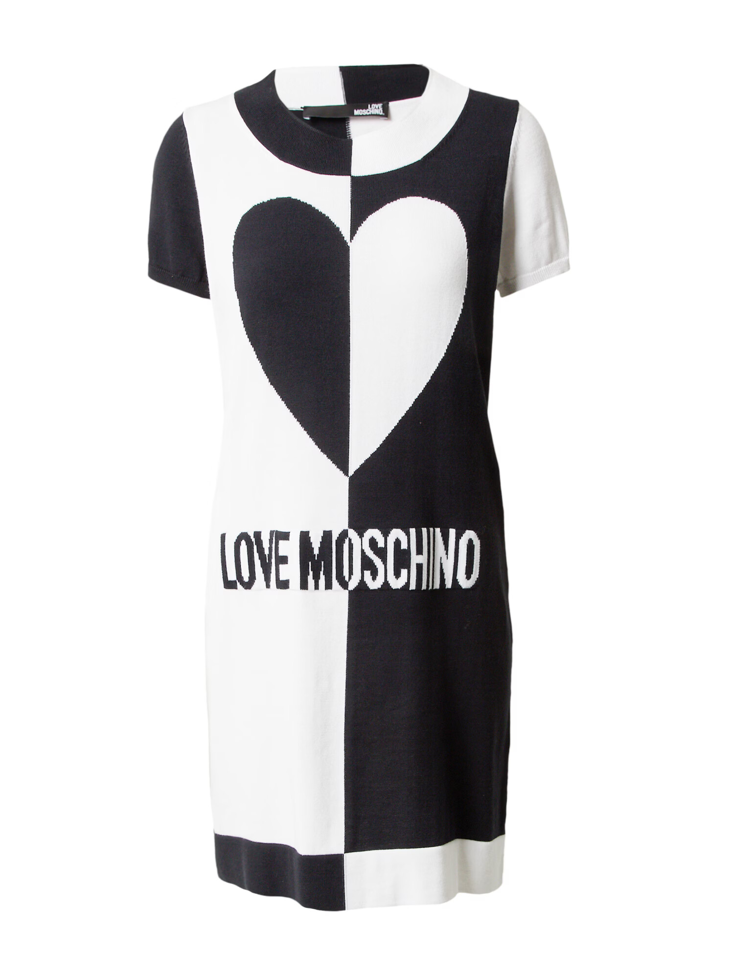 Love Moschino Φόρεμα μαύρο / λευκό - Pepit.gr