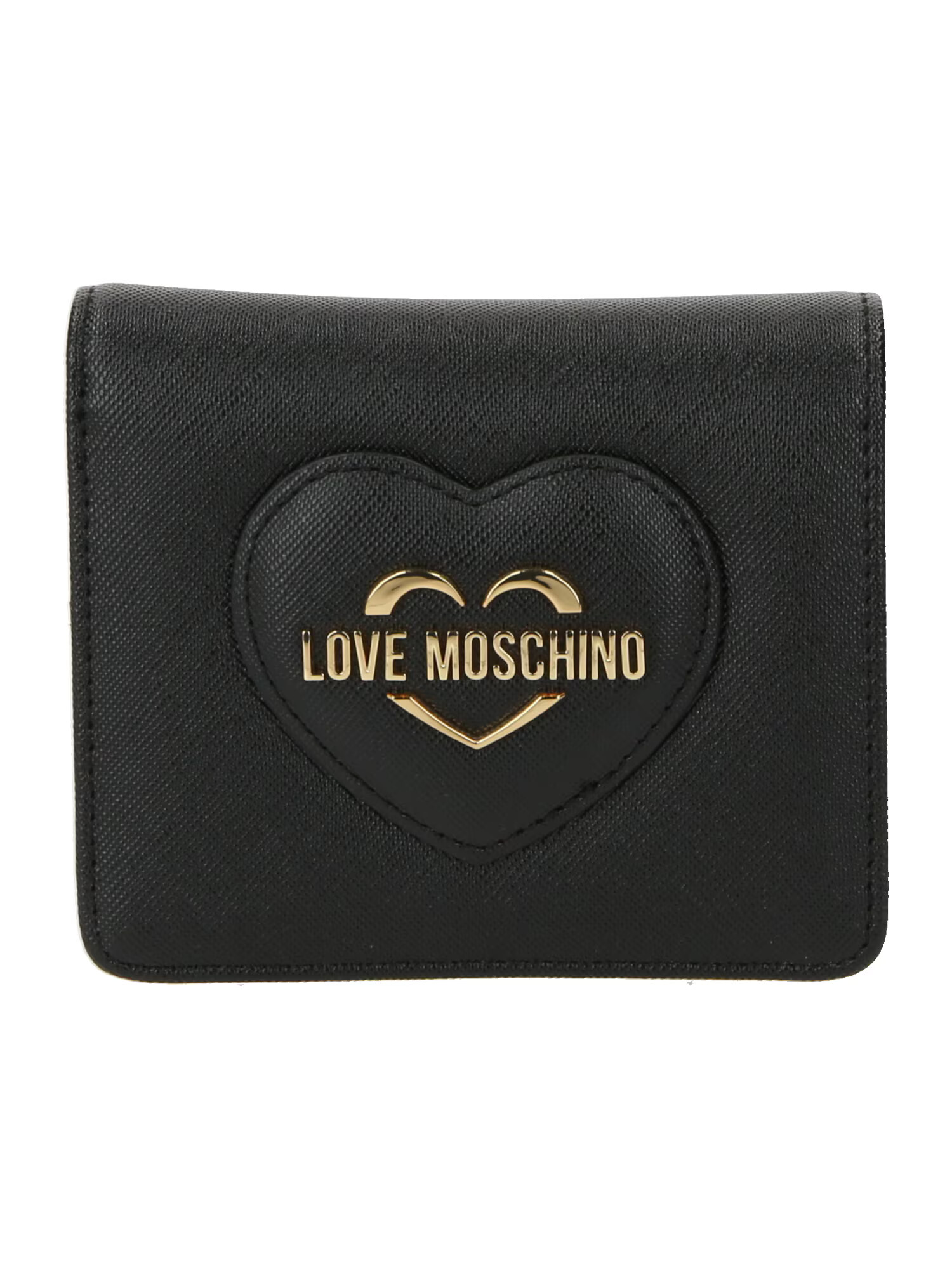 Love Moschino Πορτοφόλι χρυσό / μαύρο - Pepit.gr