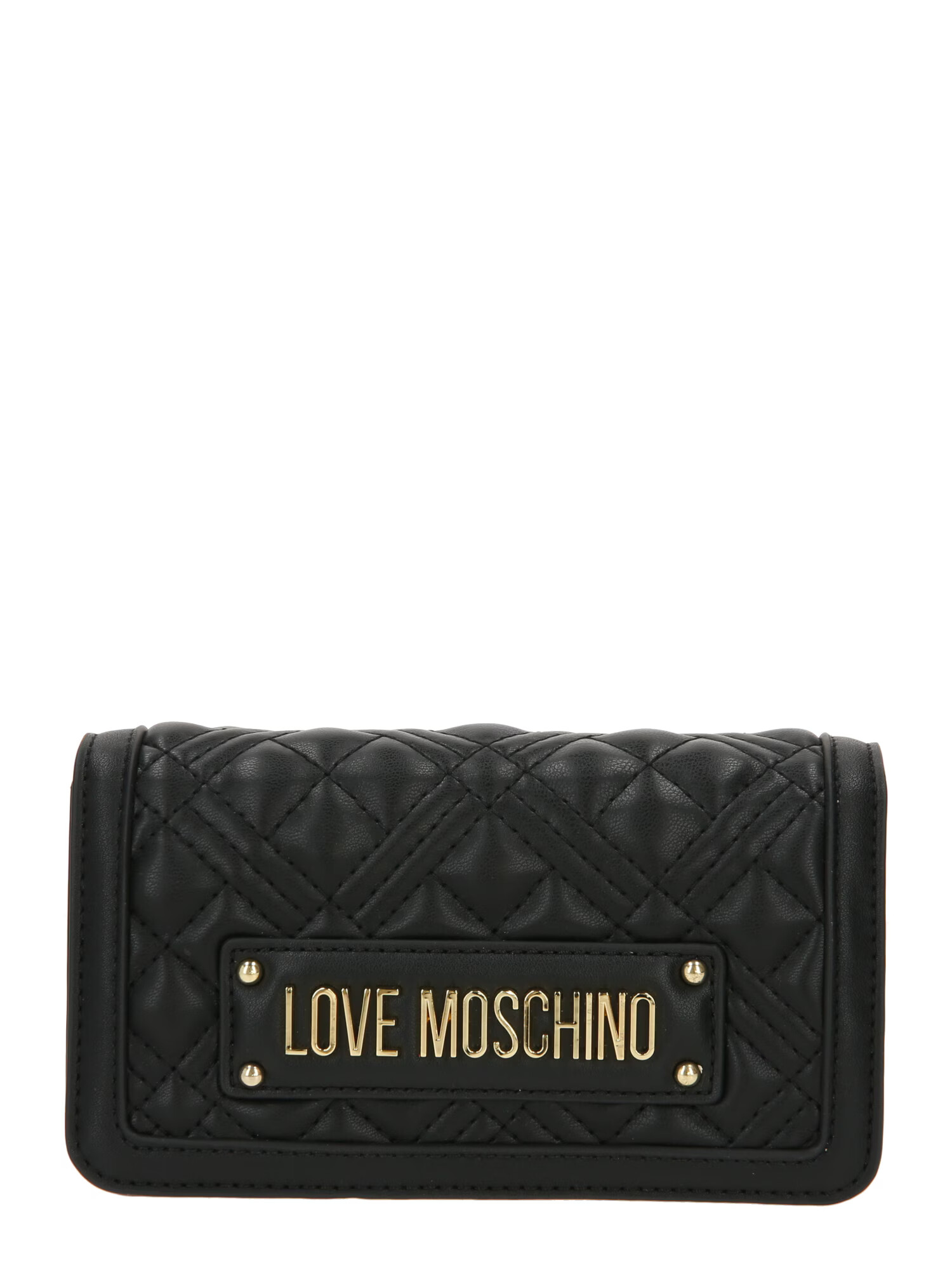 Love Moschino Πορτοφόλι χρυσό / μαύρο - Pepit.gr