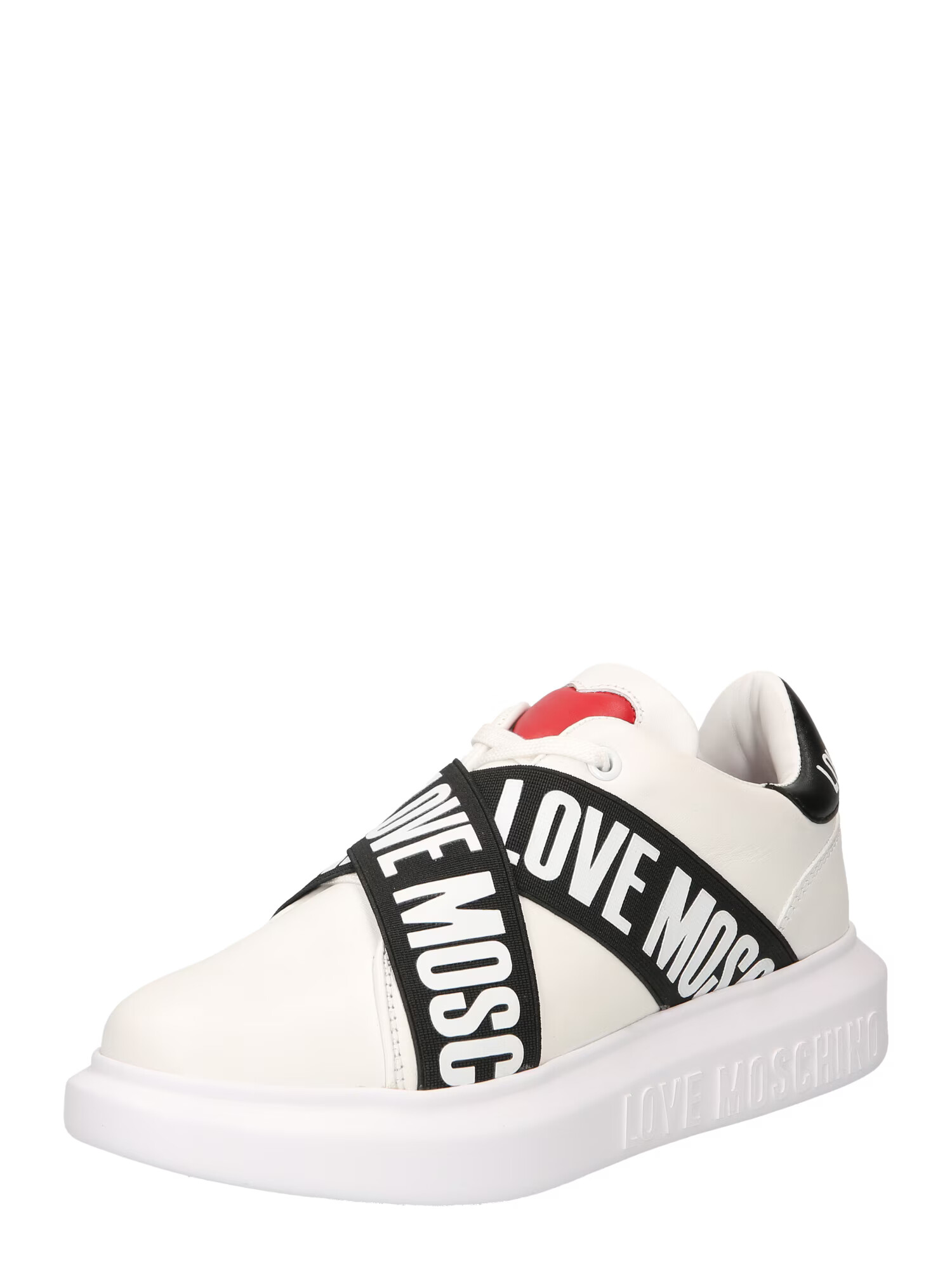 Love Moschino Slip-on κόκκινο / μαύρο / λευκό - Pepit.gr