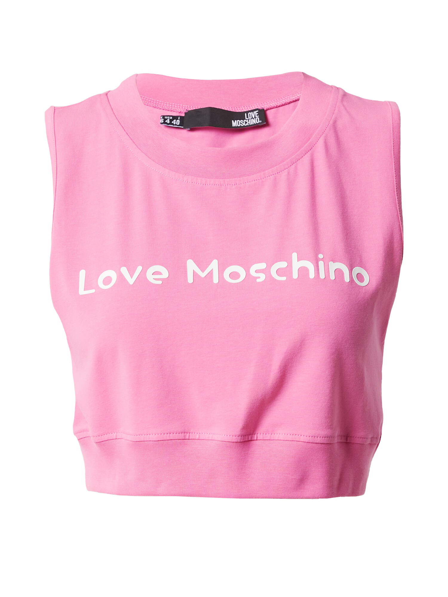 Love Moschino Τοπ ροζ / λευκό - Pepit.gr