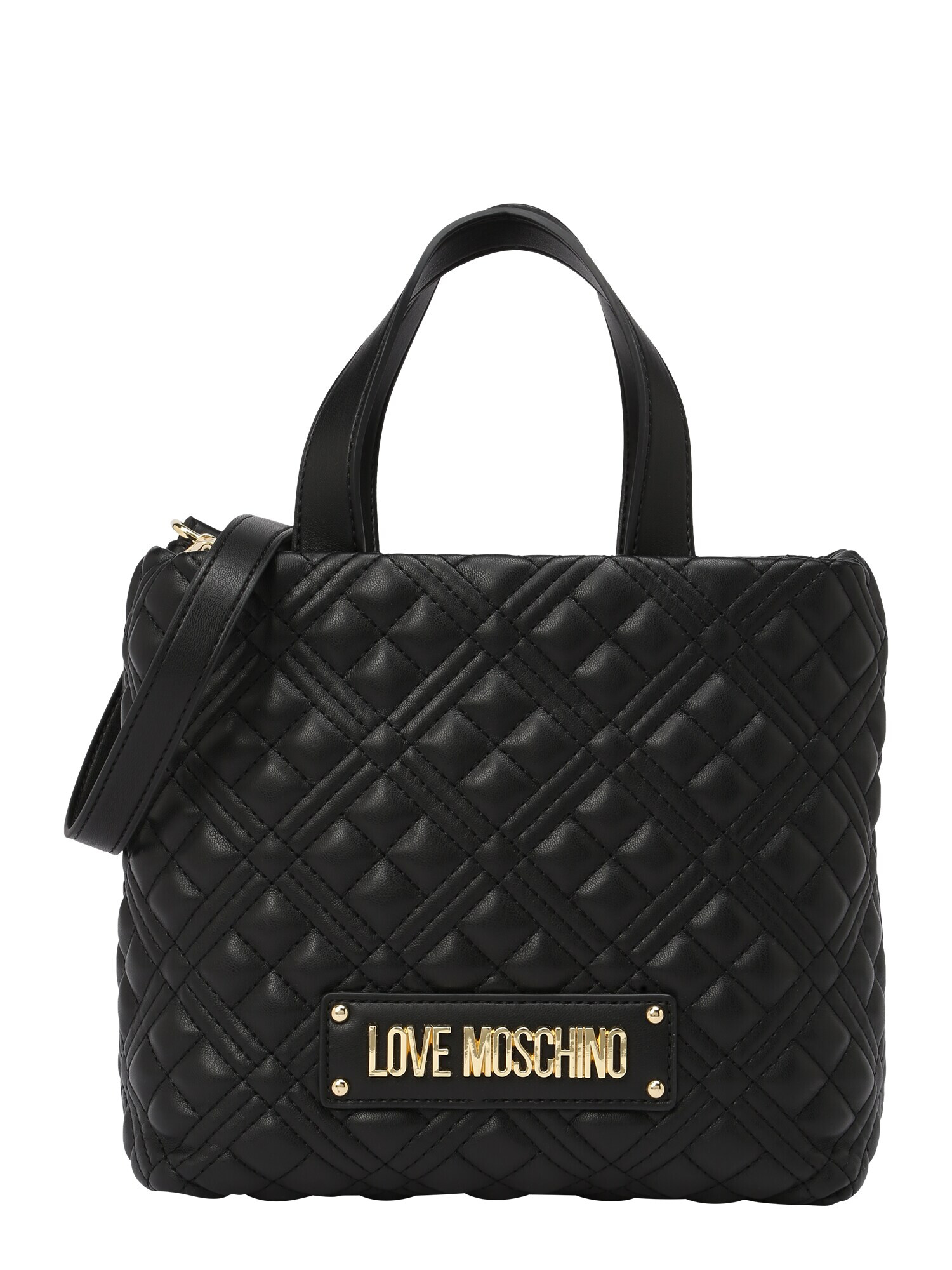 Love Moschino Τσάντα χειρός χρυσό / μαύρο - Pepit.gr